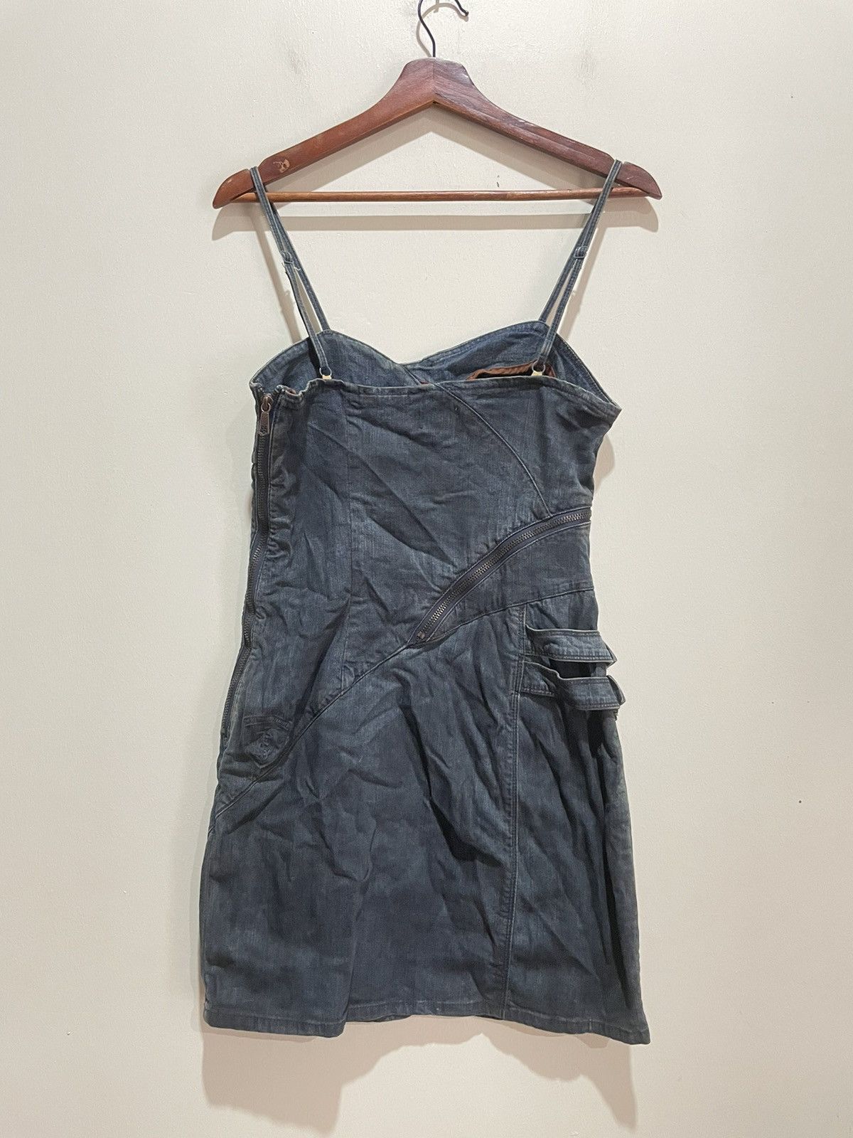 Diesel × Vintage Diesel Nonsleeves Mini Dress Size S / US 4 / IT 40 - 2 Thumbnail