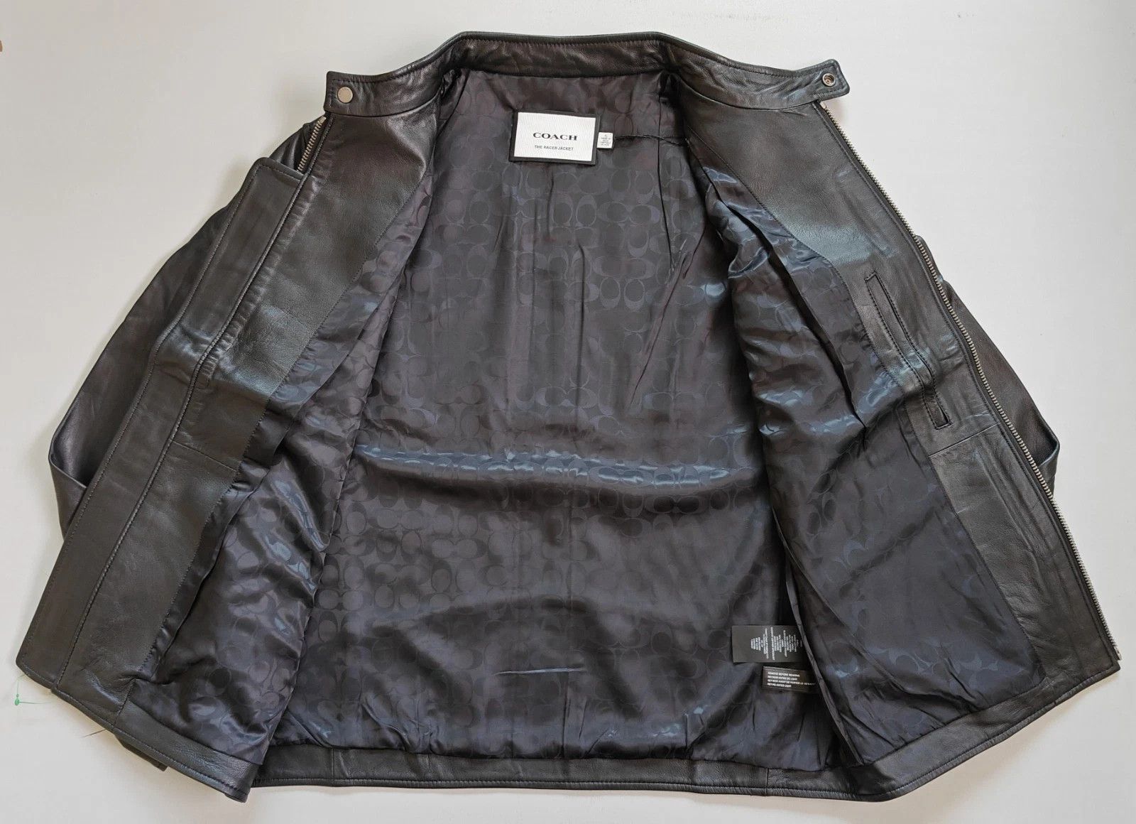 Coach Coach Leather Racer Jacket FTP 5054 Size US XL / EU 56 / 4 - 7 Thumbnail