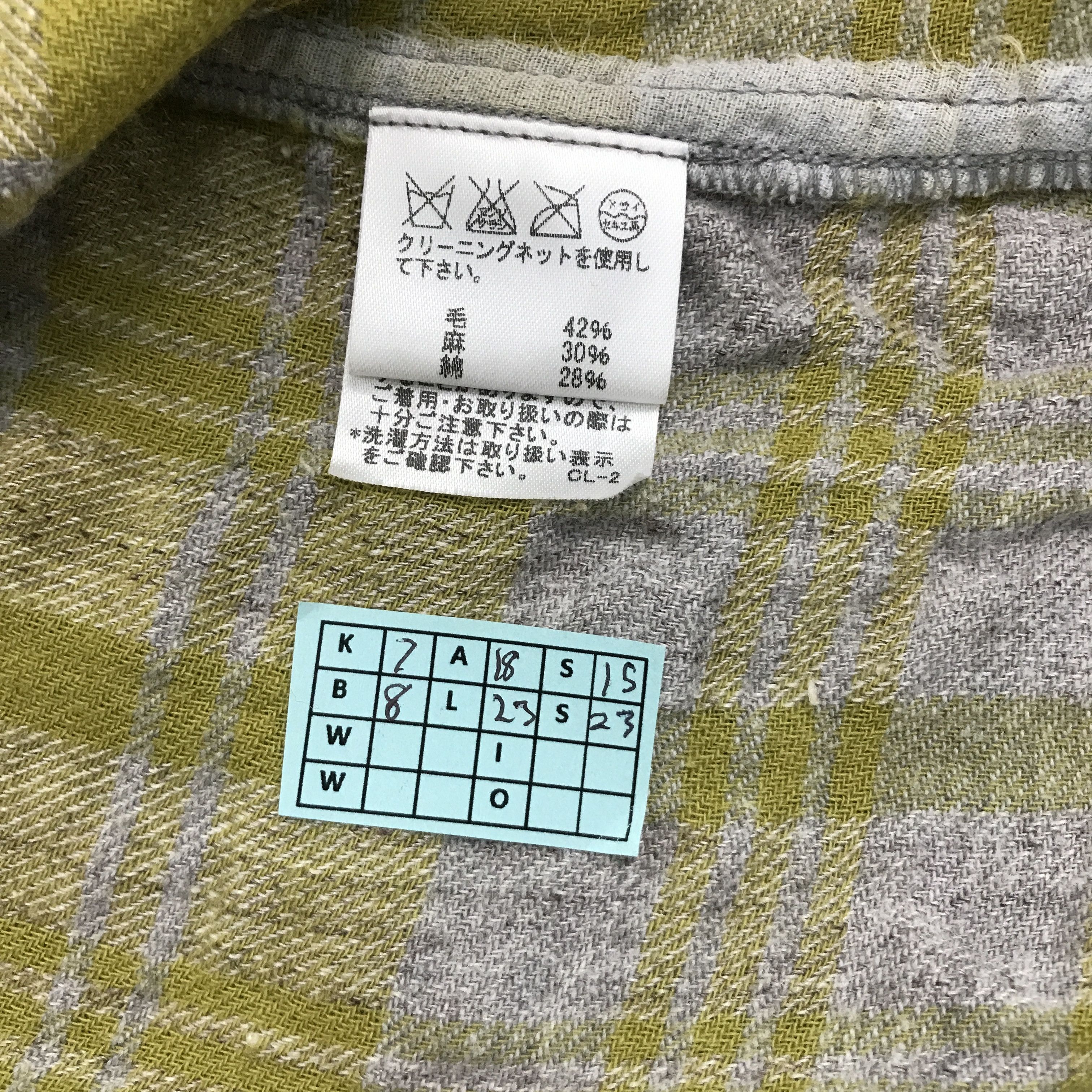 Issey Miyake × Japanese Brand PLANTATION BY ISSEY MIYAKE FLANNEL COAT JACKET Size US M / EU 48-50 / 2 - 11 Thumbnail