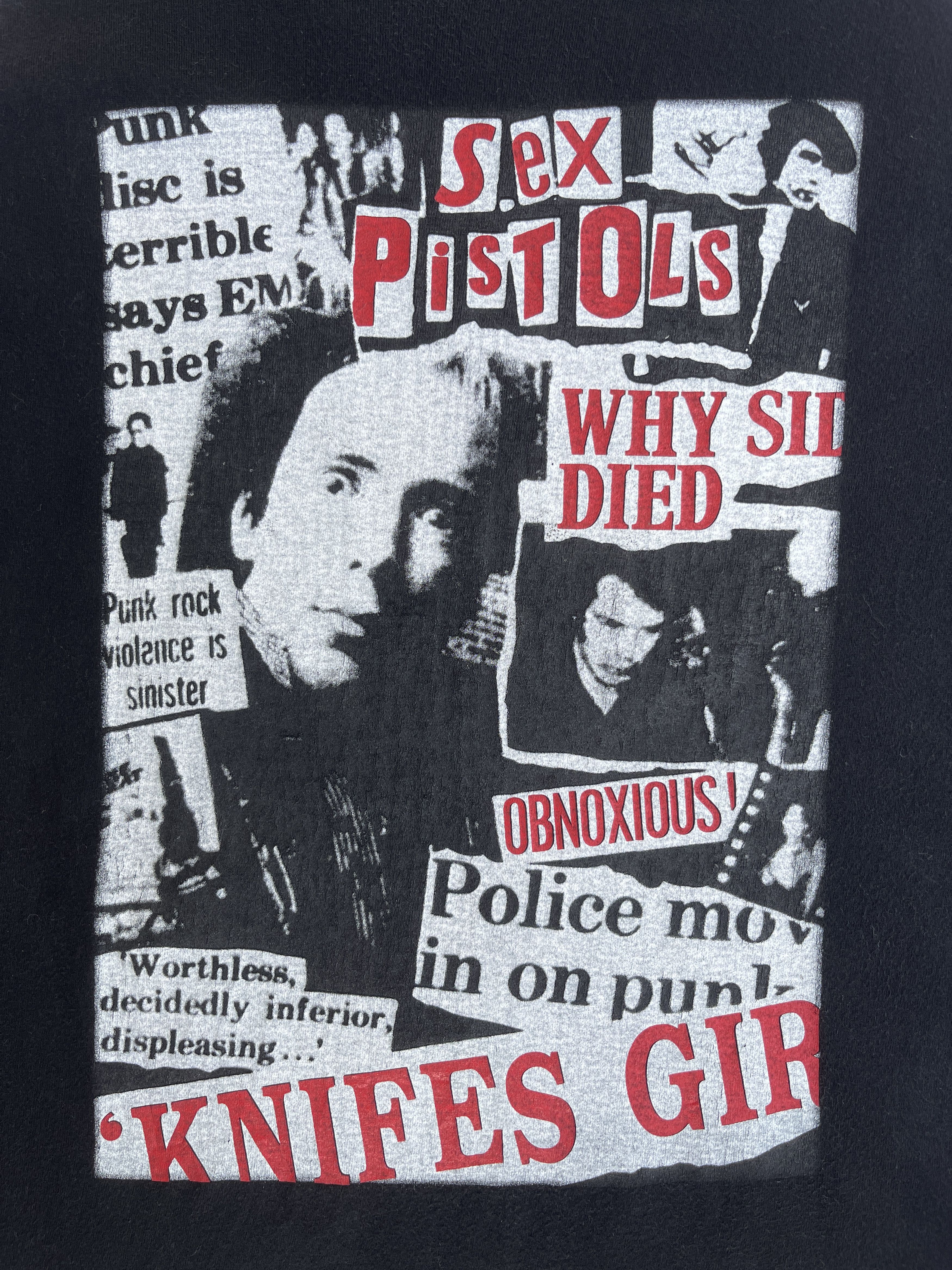 Band Tees Rare🔥Vintage Sex Pistol 3quarter Raglan T-Shirt Size US S / EU 44-46 / 1 - 10 Thumbnail