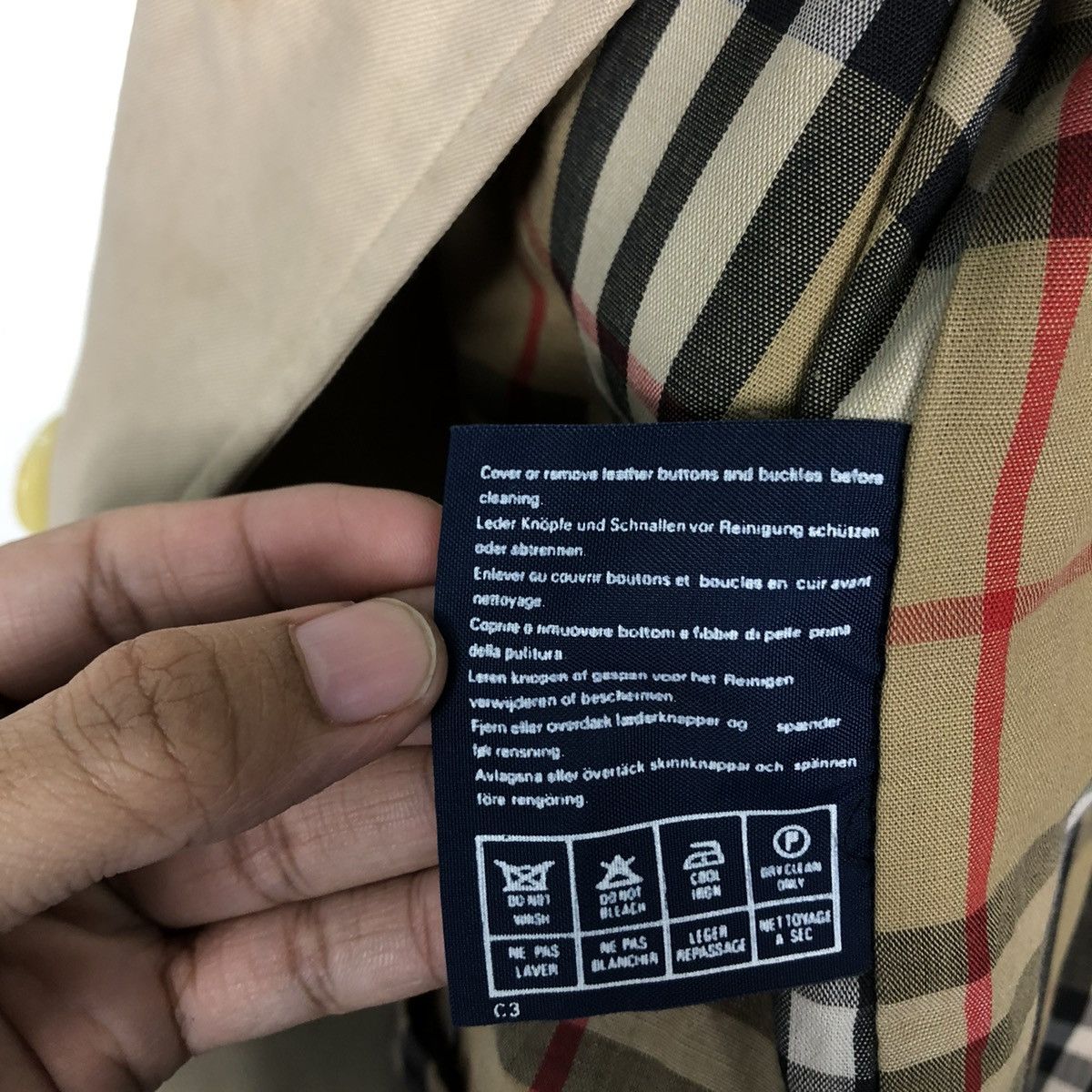 Burberry 🔥Vtg Long Jacket Burberrys Made in England Lane Crawford Ltd Size US M / EU 48-50 / 2 - 18 Thumbnail