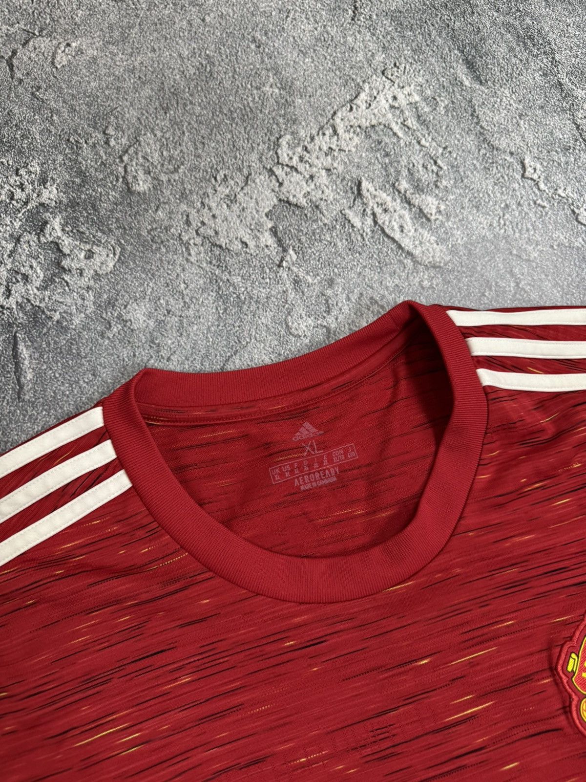 Adidas Adidas Manchester United Chevrolet Monogram jersey t shirt Size US XL / EU 56 / 4 - 7 Thumbnail