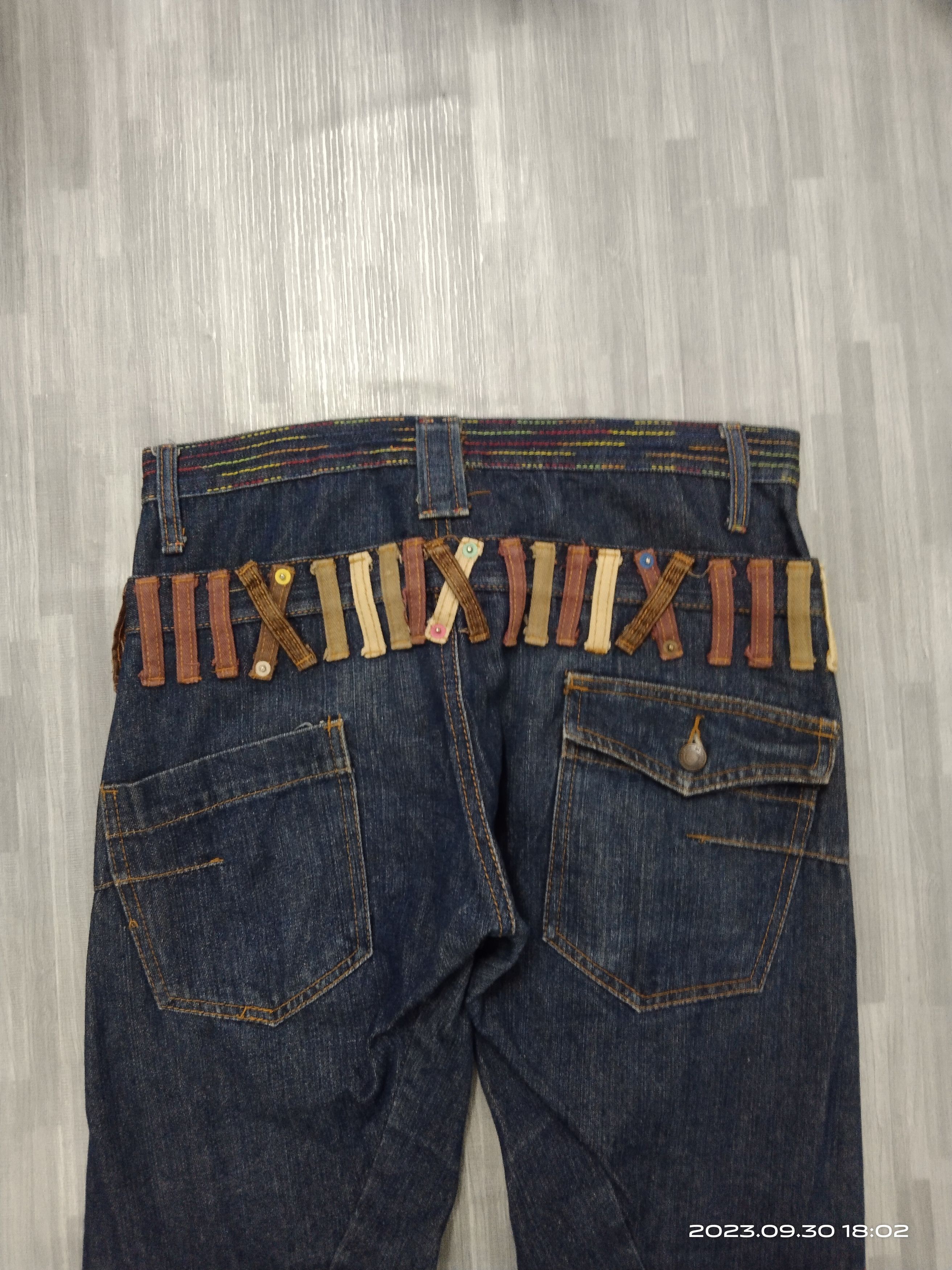 Japanese Brand DOUBLE WAIST TACTICAL BREATHMINT DENIM PANTS Size US 30 / EU 46 - 5 Thumbnail