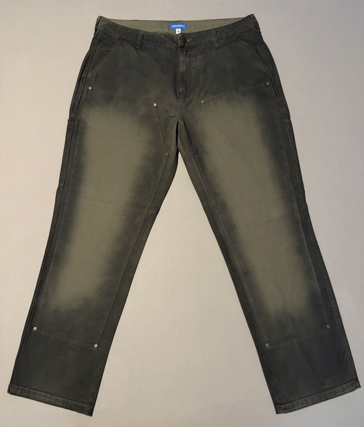 Market Chinatown Market Dyed Double Knee Carpenter Pants Brand New Size US 34 / EU 50 - 3 Thumbnail