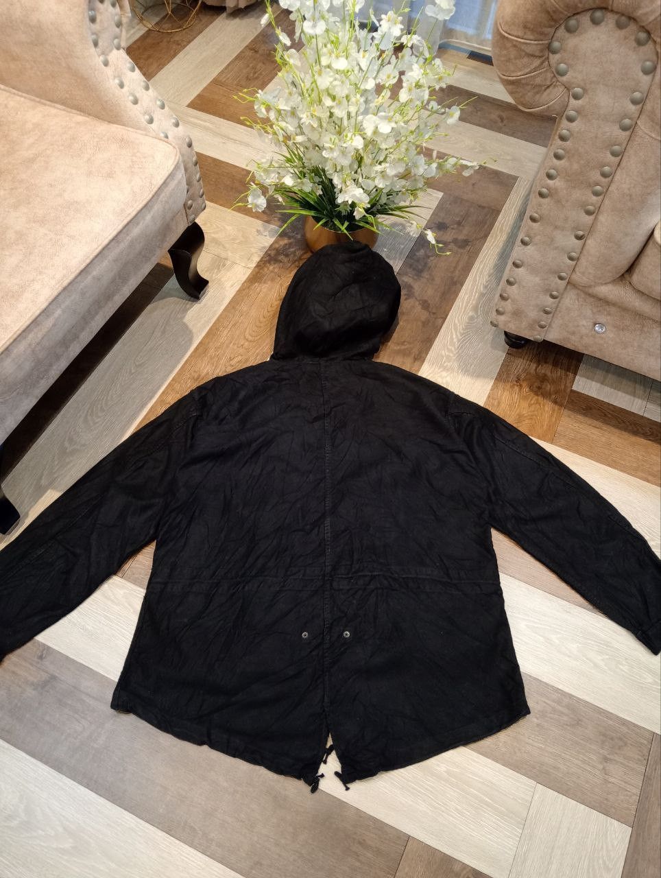 KATO KATO TOOL PROJECT JAPAN BLACK HOODED PARKA JACKET Size US L / EU 52-54 / 3 - 11 Thumbnail