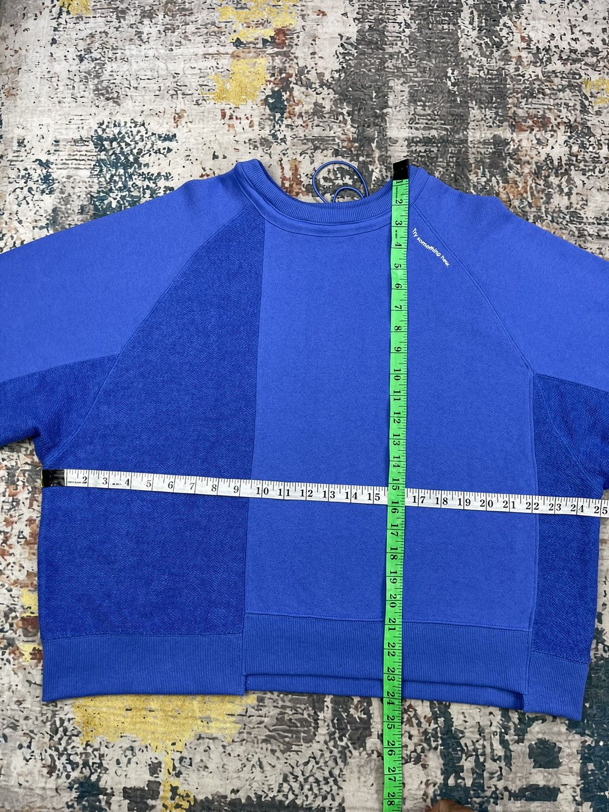 Japanese Brand Niko And 2 Way Patchwork Pull Over Sweatshirt Size ONE SIZE - 9 Thumbnail