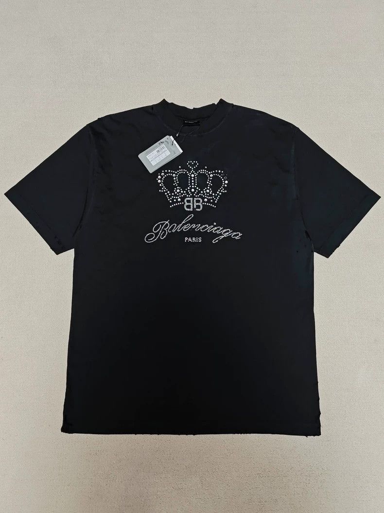 Balenciaga Balenciaga 24FW made old crown damaged diamond logo short s Size US XS / EU 42 / 0 - 1 Thumbnail