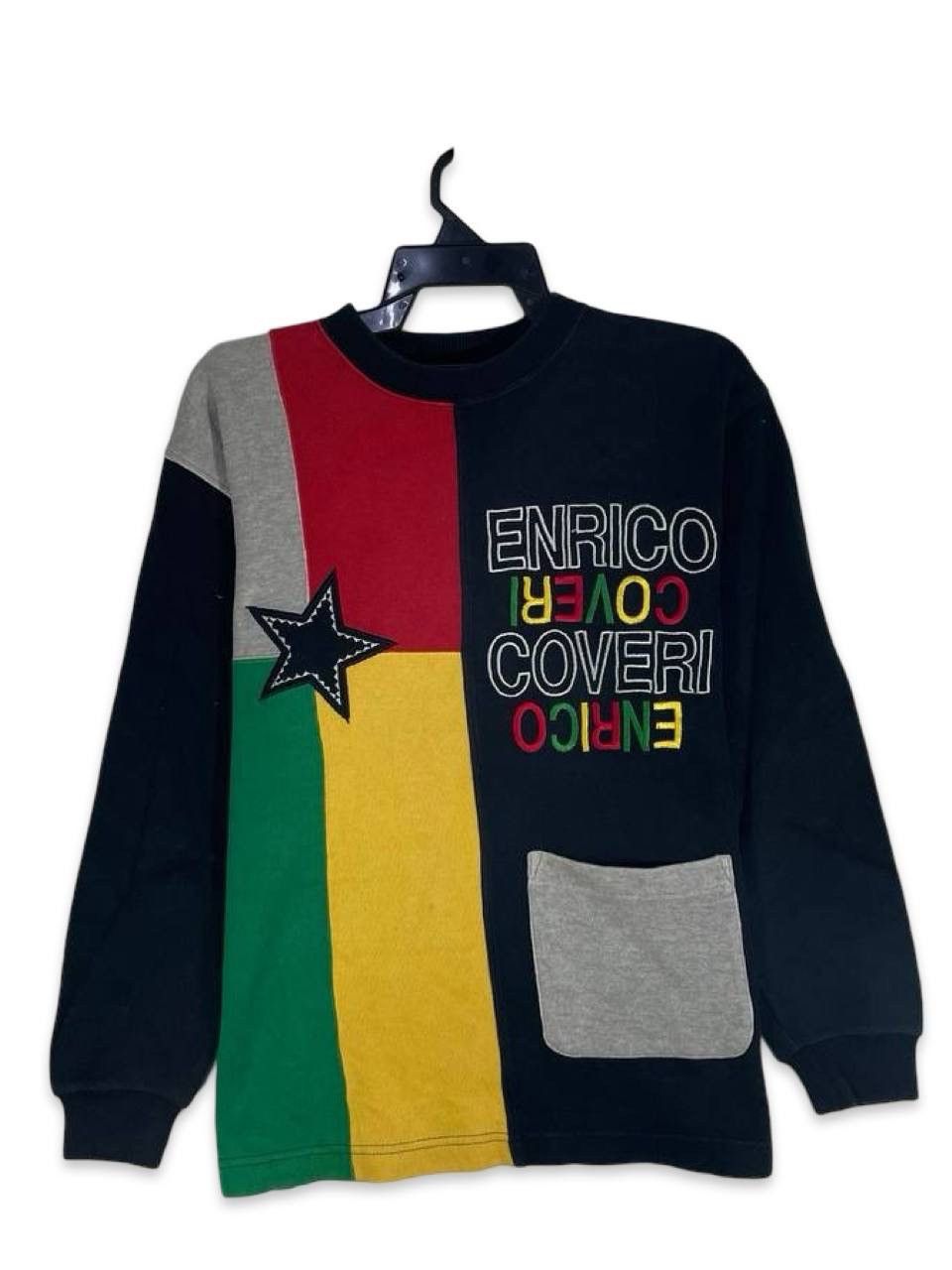 Enrico Coveri Vintage 90s enrico coveri sweatshirt jumper size L Size US L / EU 52-54 / 3 - 1 Thumbnail