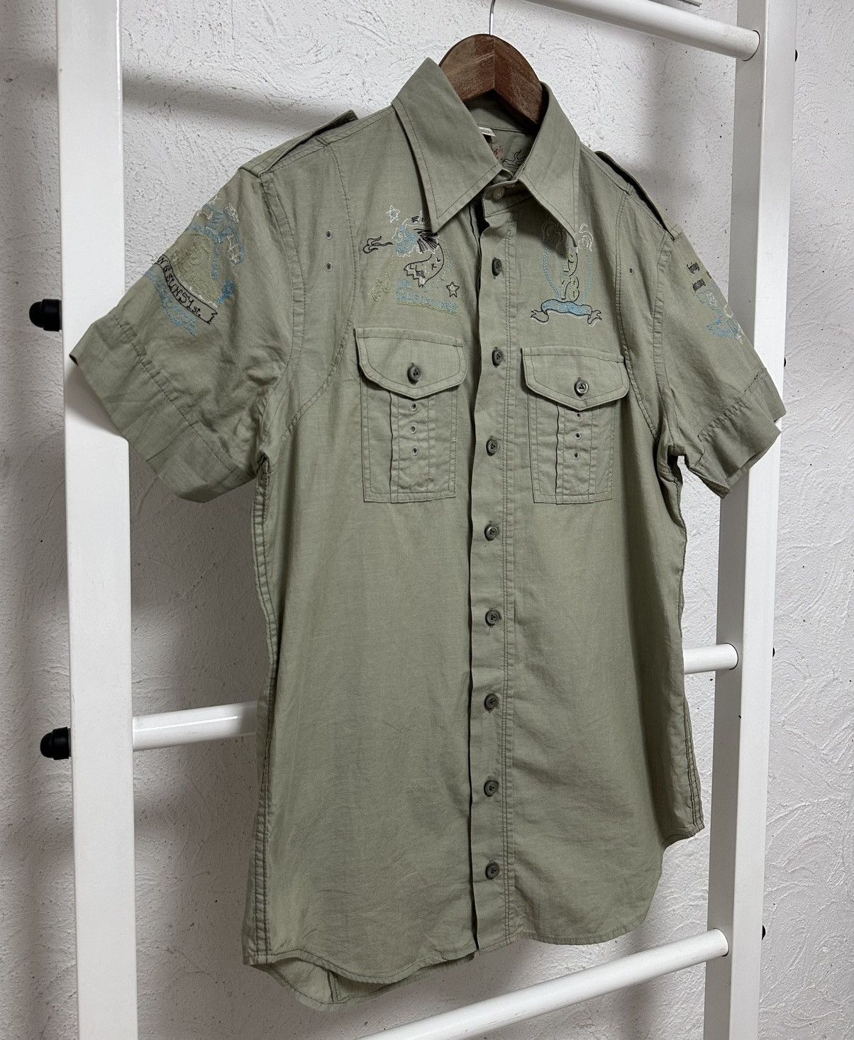 Diesel Diesel Polo Shirt Size S Avant-Garde Japanese Style Y2K 2000 Size S / US 4 / IT 40 - 3 Thumbnail