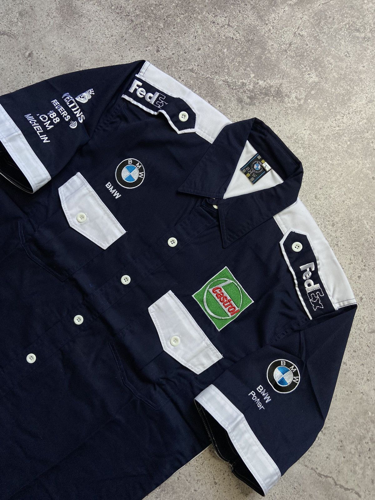 BMW Vintage Bmw Shirt Logo Size US L / EU 52-54 / 3 - 7 Thumbnail