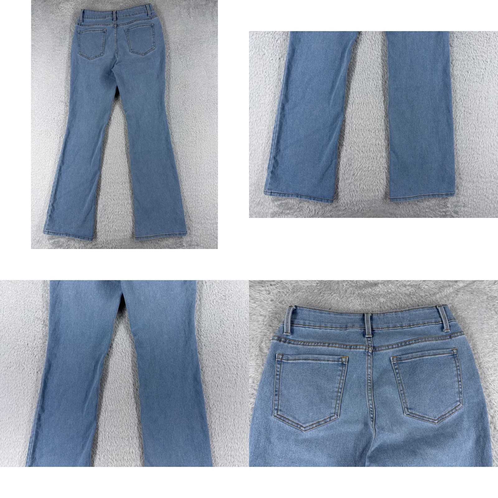 Vintage No Boundaries Jeans Bootscut Denim 27x30 Womens 9 Blue Cotton 5-Pocket Mid Rise Regular Inseam 30in Vintage: No Size 30" / US 8 / IT 44 - 9 Thumbnail