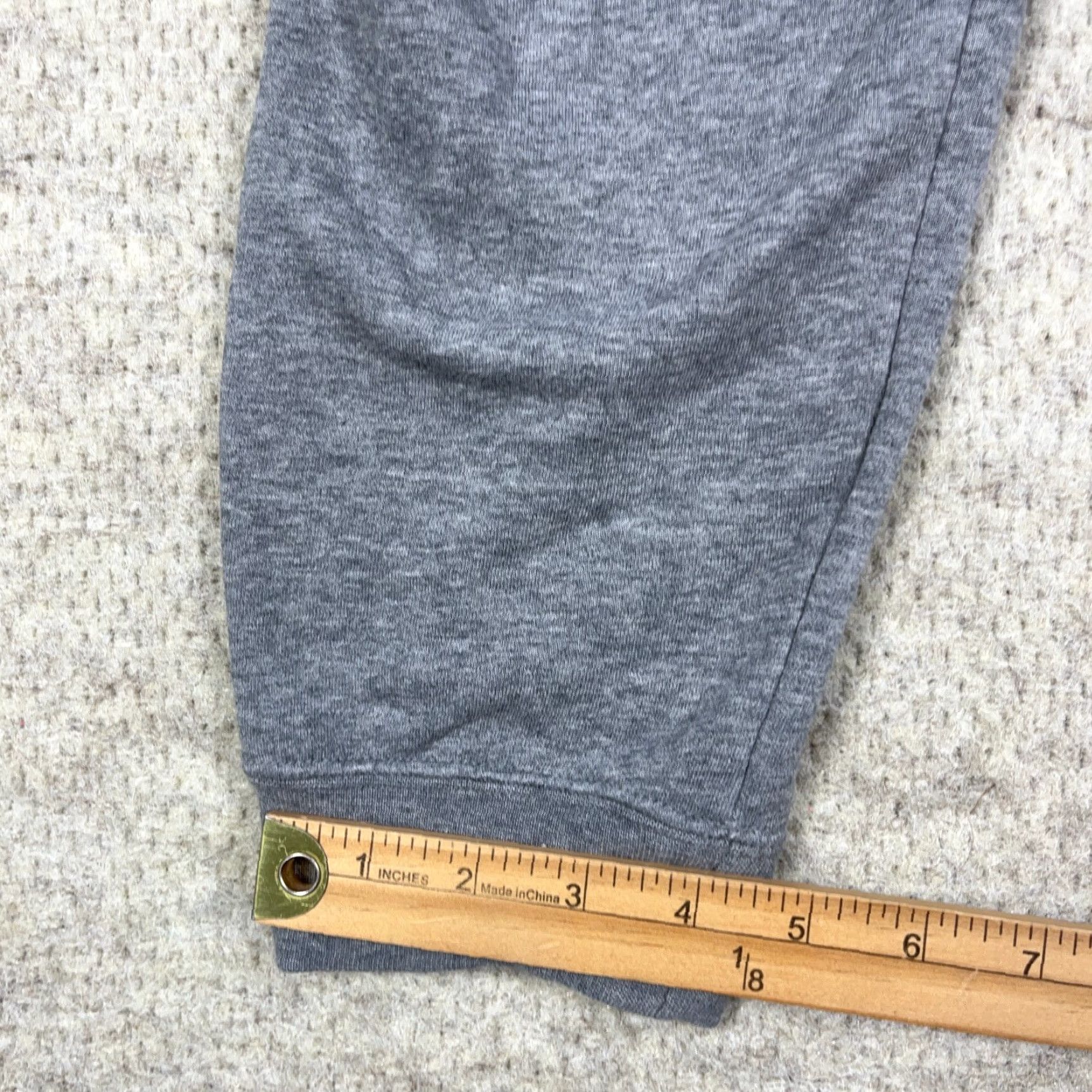 Nike Nike Sweatpants Men Small Heather Gray Jogger Swoosh Tapered Leg Pockets Casual Activewear Classic Size US 29 - 5 Thumbnail