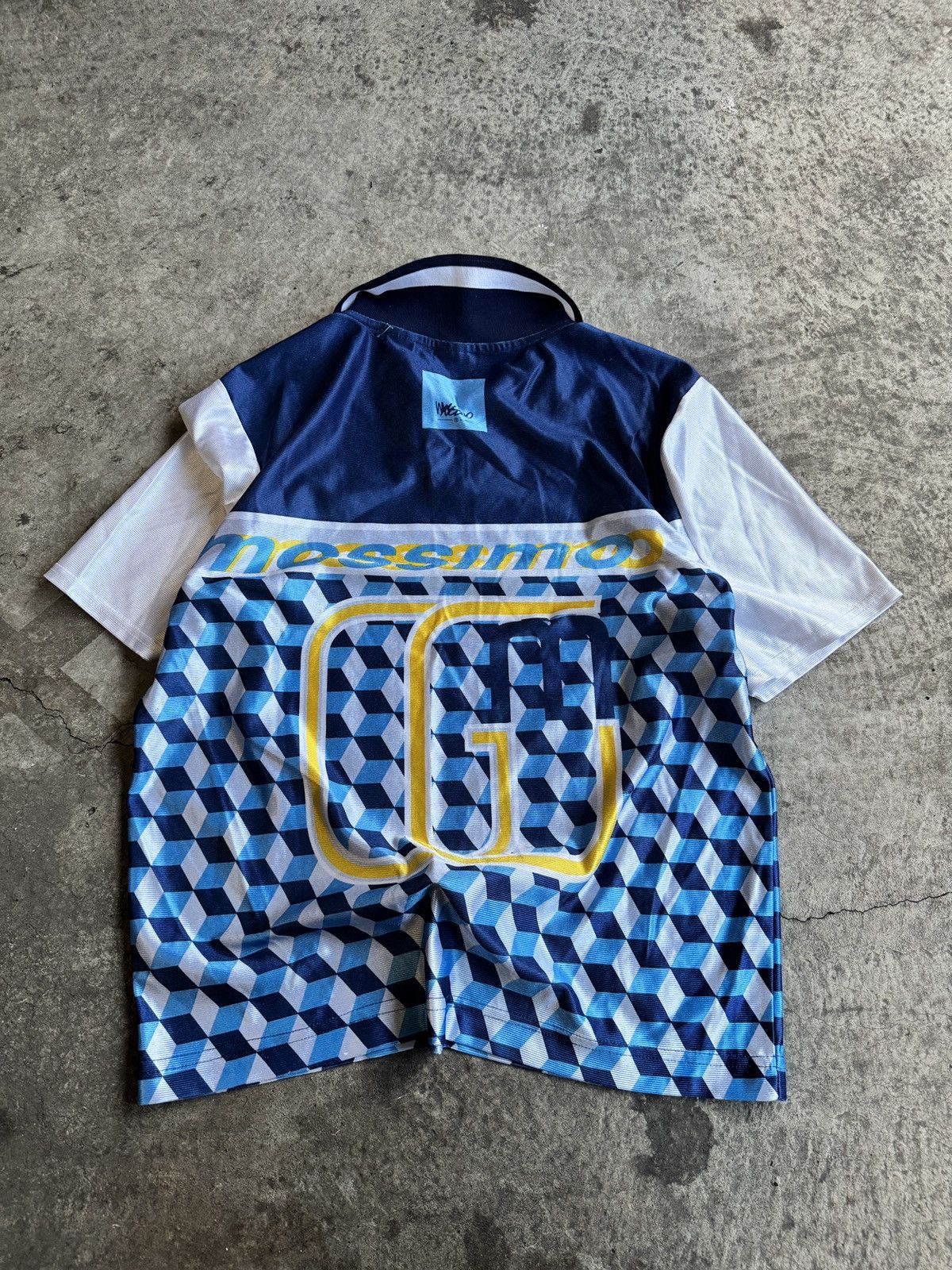 Japanese Brand × Vintage Crazy vintage Y2K racing style soccer polo jersey shirt Size US M / EU 48-50 / 2 - 3 Thumbnail