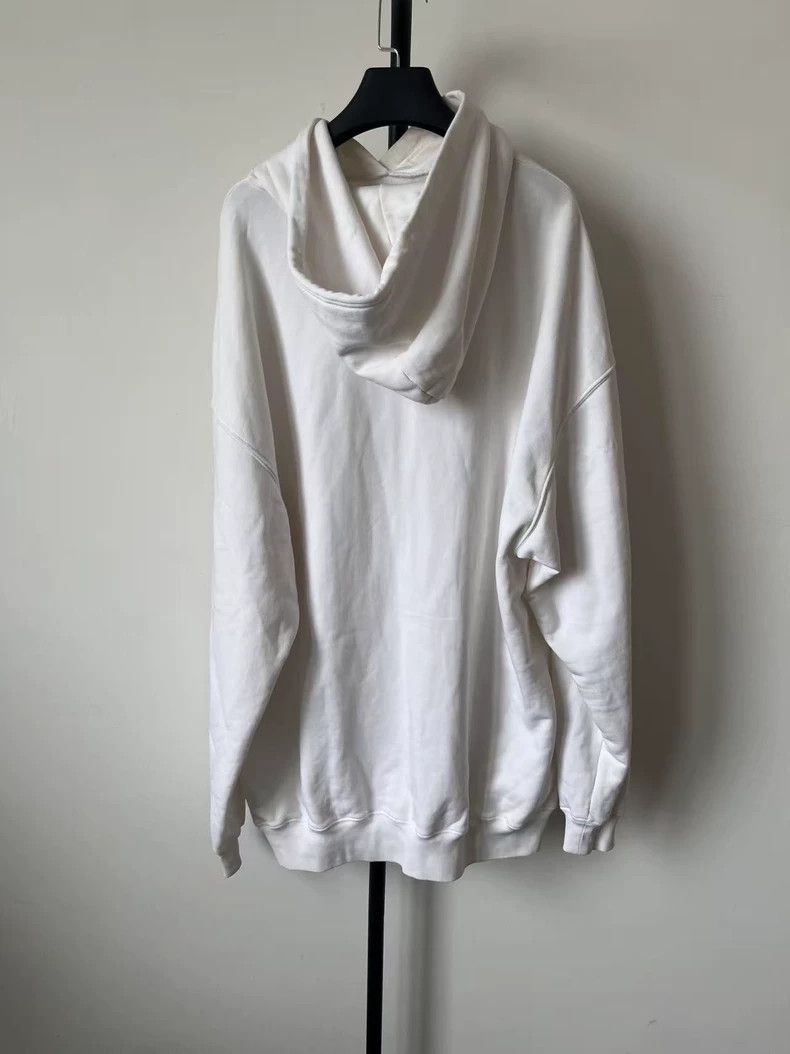 Balenciaga Balenciaga White lock printed hoodie Size US M / EU 48-50 / 2 - 2 Thumbnail