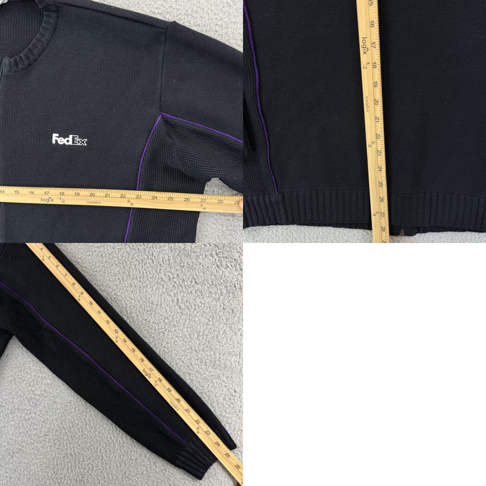 Vintage VINTAGE Stan Herman Sweater Men 2XL Black VF Imagewear Full Zip Workwear Outdoor 90s Size US XXL / EU 58 / 5 - 8 Thumbnail