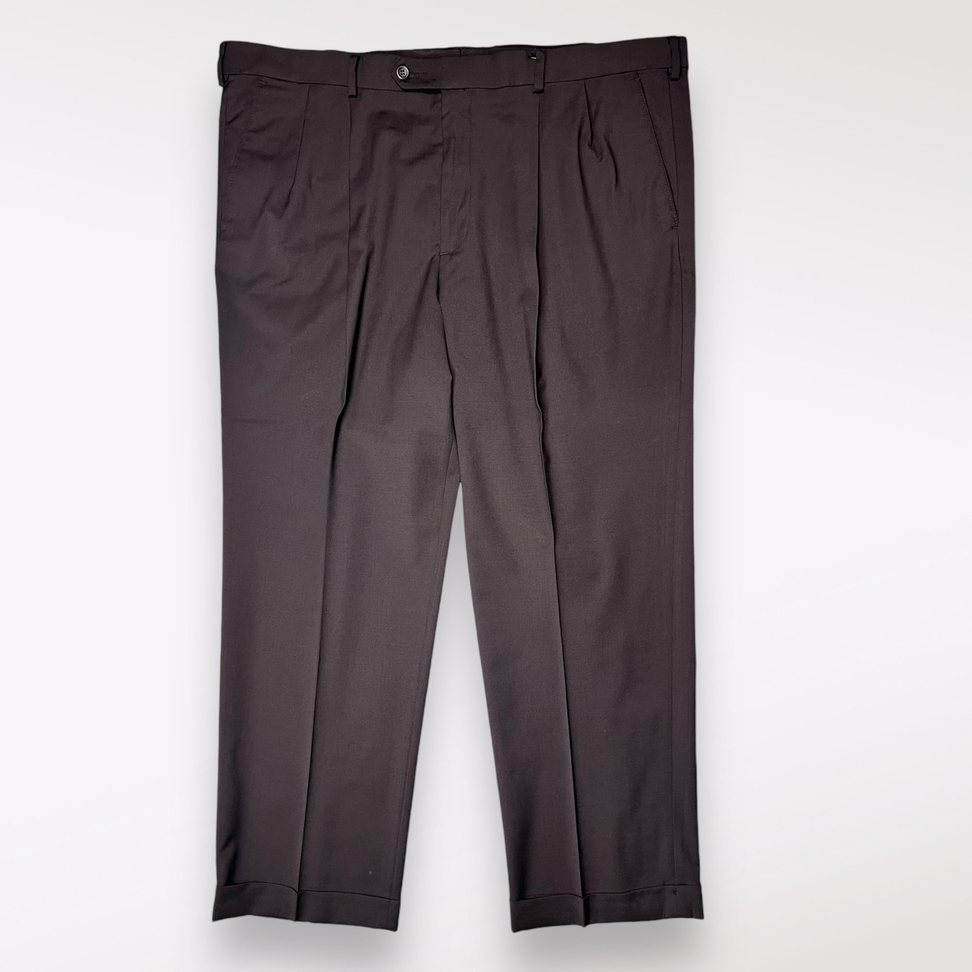 Dockers VTG Dockers Premium Wool Blend Trousers Black Pleated 42 X 3 Size US 42 / EU 58 - 1 Thumbnail
