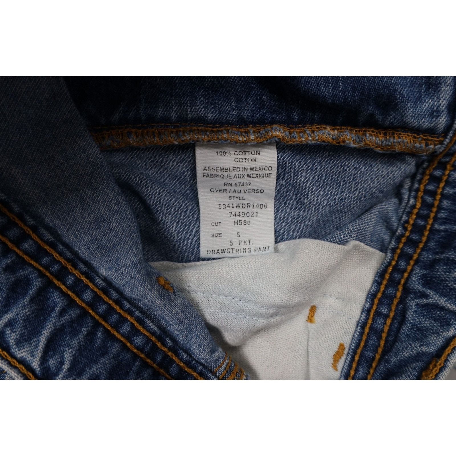 Polo Ralph Lauren Vintage 90s Ralph Lauren Faded Spell Out Wide Leg Jeans Size US 30 / EU 46 - 8 Thumbnail