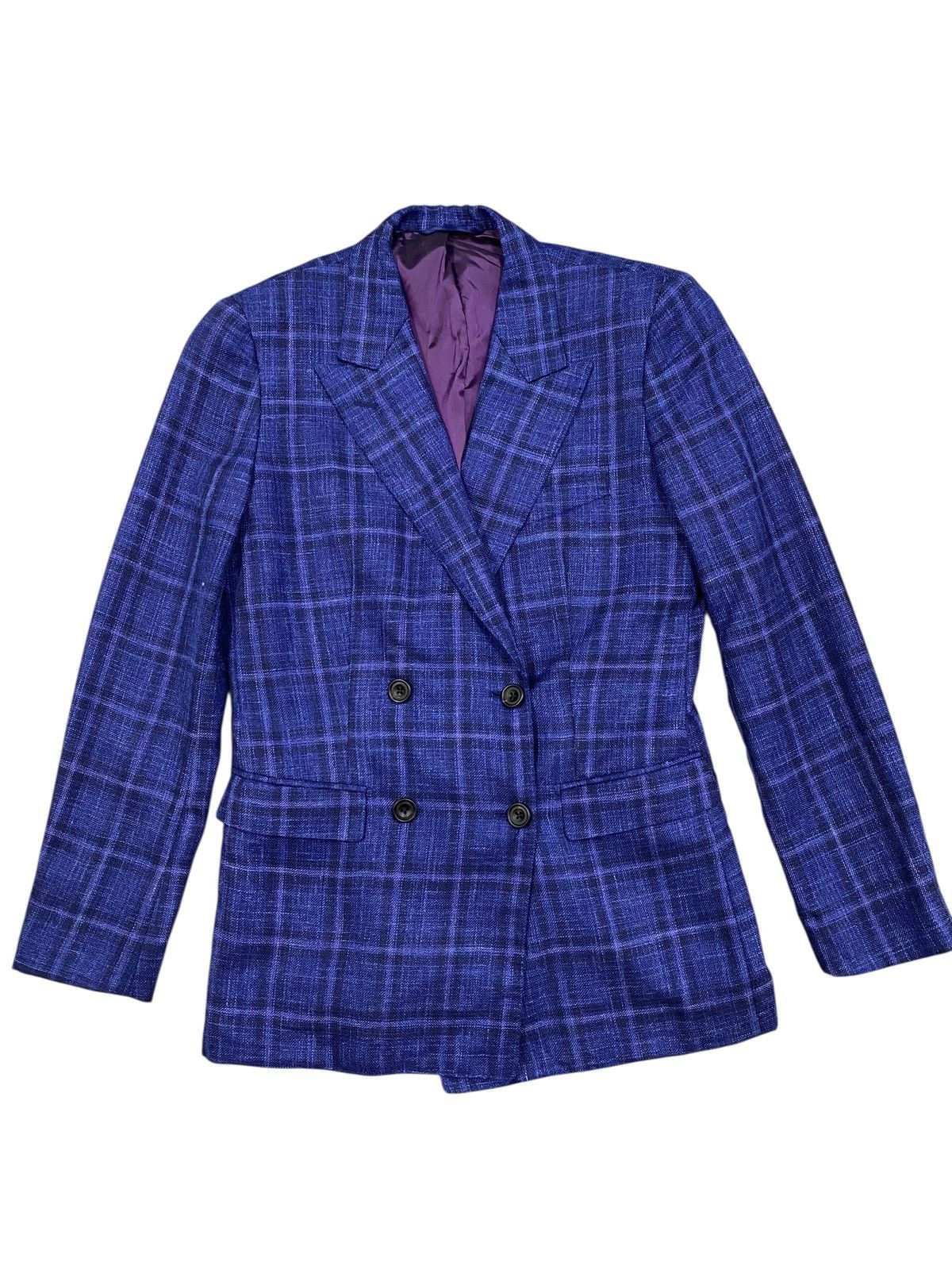 Loro Piana Loro Piana "Four Winds" Wool Silk Linen Double Breasted Size S / US 4 / IT 40 - 1 Thumbnail