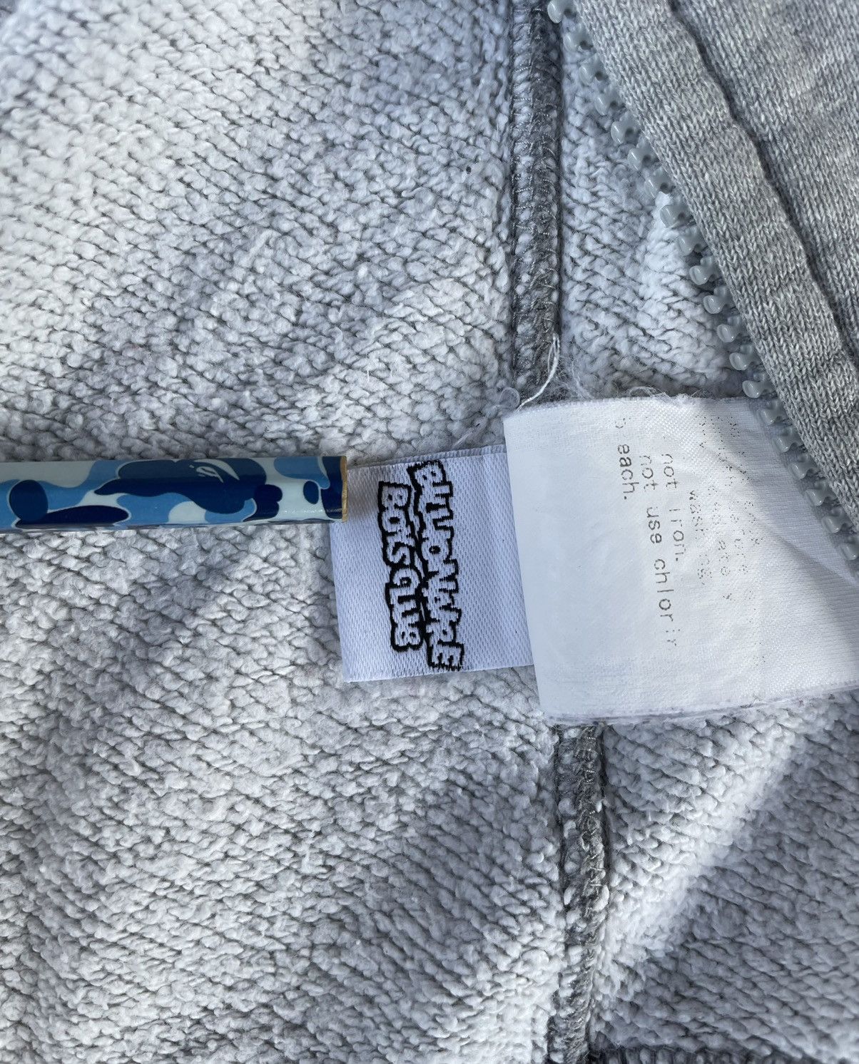 Billionaire Boys Club Season 7 (Autumn/Winter 2008) BBC “Bow Tie zip Hoodie” Grey Size US M / EU 48-50 / 2 - 14 Thumbnail