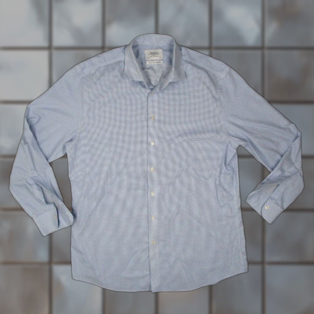 Charles Tyrwhitt Charles Tyrwhitt Dress Shirt Mens 15.5 35 Green Extra Slim  Fit Long Sleeve | Grailed