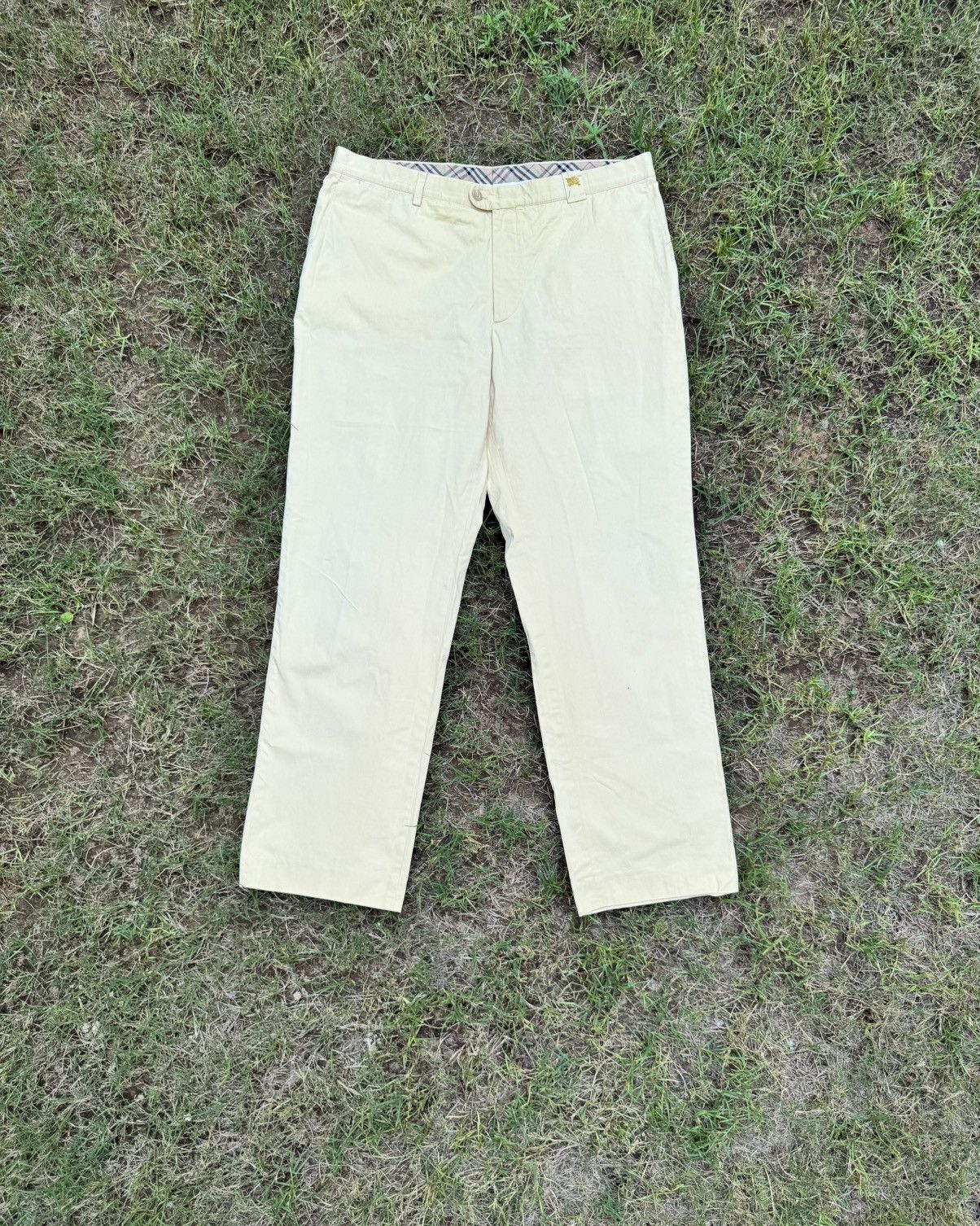 Burberry Burberry London cream trousers Size US 44 / EU 60 - 1 Thumbnail