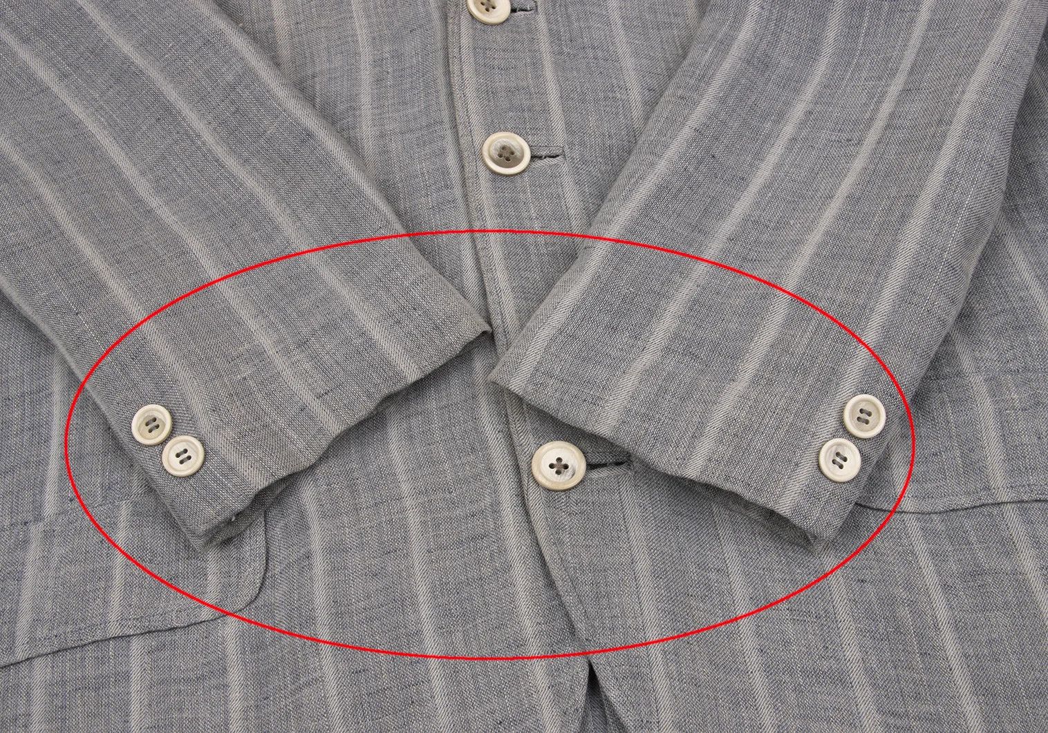 Yohji Yamamoto Yohji Yamamoto Linen Blend Stripe Suit Size US M / EU 48-50 / 2 - 5 Thumbnail