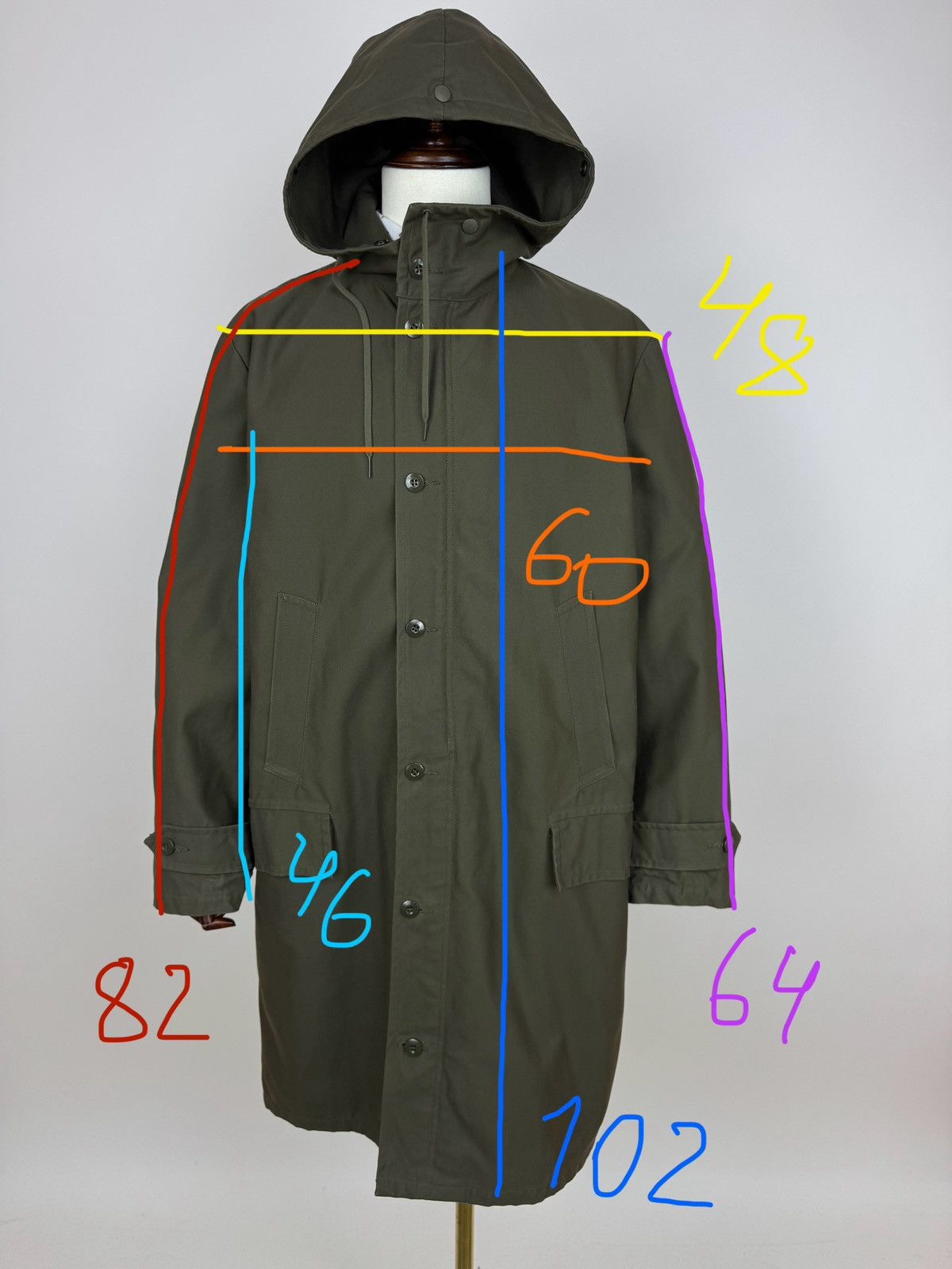 Other S. FEUCHTER, RINGELAI Vintage Military coat Army Parka 1979 Size US XL / EU 56 / 4 - 16 Thumbnail