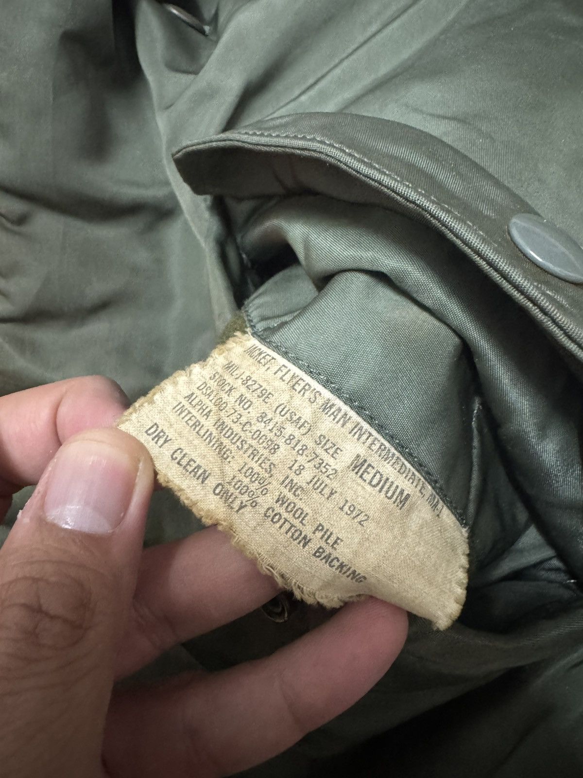Alpha Industries 1970s ALPHA INDUSTRIES MA-1 BOMBER JACKET US AIR FORCE Size US M / EU 48-50 / 2 - 17 Thumbnail