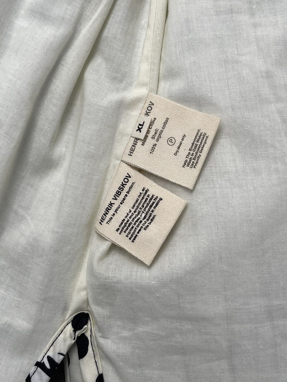Henrik Vibskov !DS! SS23 Henrik Vibskov White Birdie Wheel Padded Jacket Size US XL / EU 56 / 4 - 19 Thumbnail