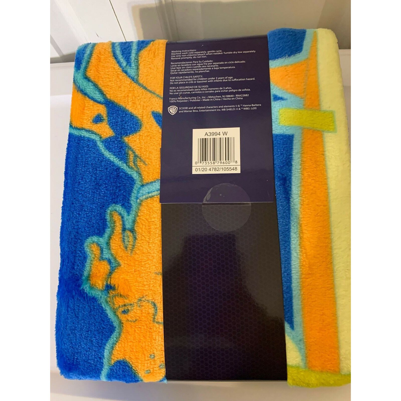 Other New SCOOB! Silky SOFT & Cuddly Throw Blanket 40 in x 50 in S Size ONE SIZE - 4 Thumbnail
