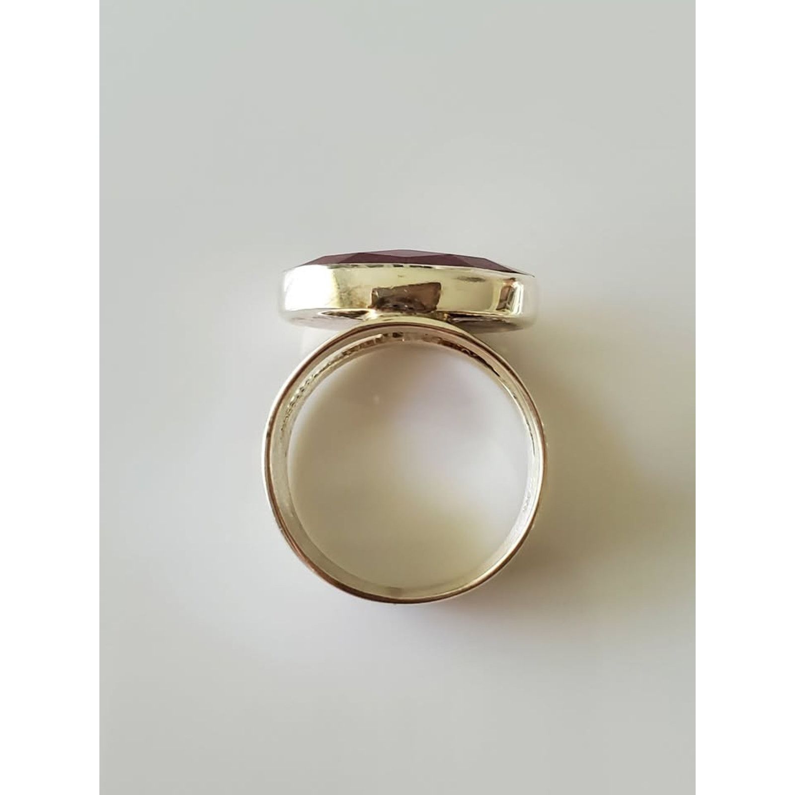 Other Sterling Silver East West Ruby Ring Size ONE SIZE - 5 Thumbnail