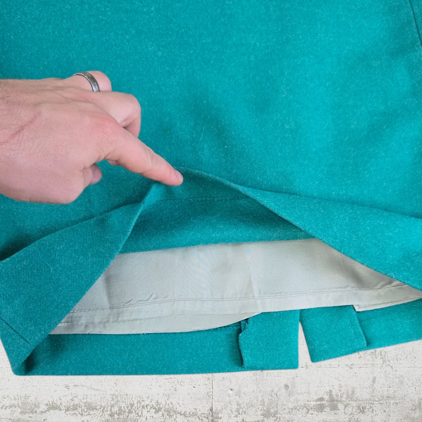 J.Crew J Crew Green Wool Blend Pencil Skirt Size 2 Size 26" / US 2 / IT 38 - 5 Thumbnail