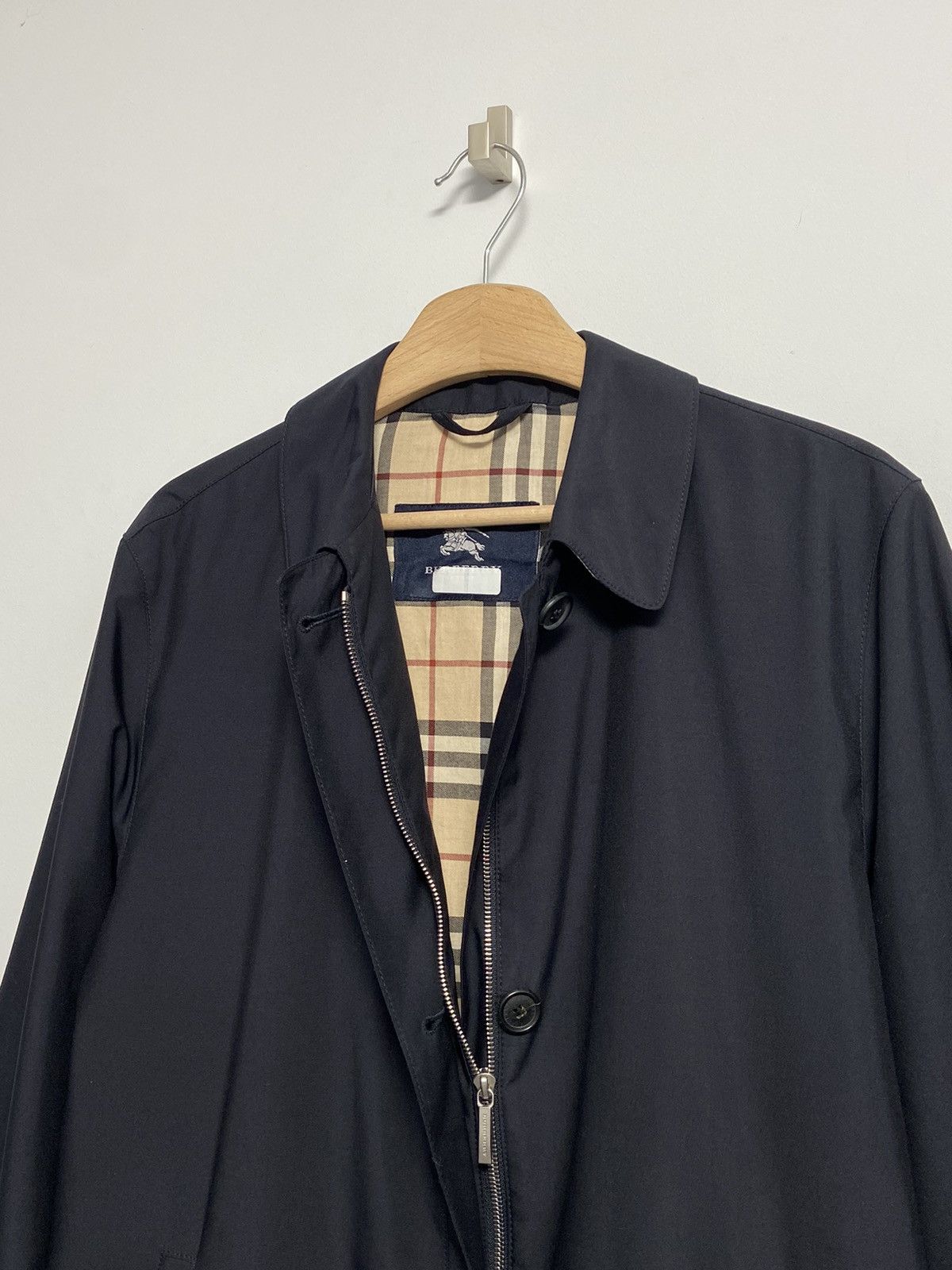 Burberry Burberry Trench Coat Dark Blue Size S / US 4 / IT 40 - 6 Thumbnail