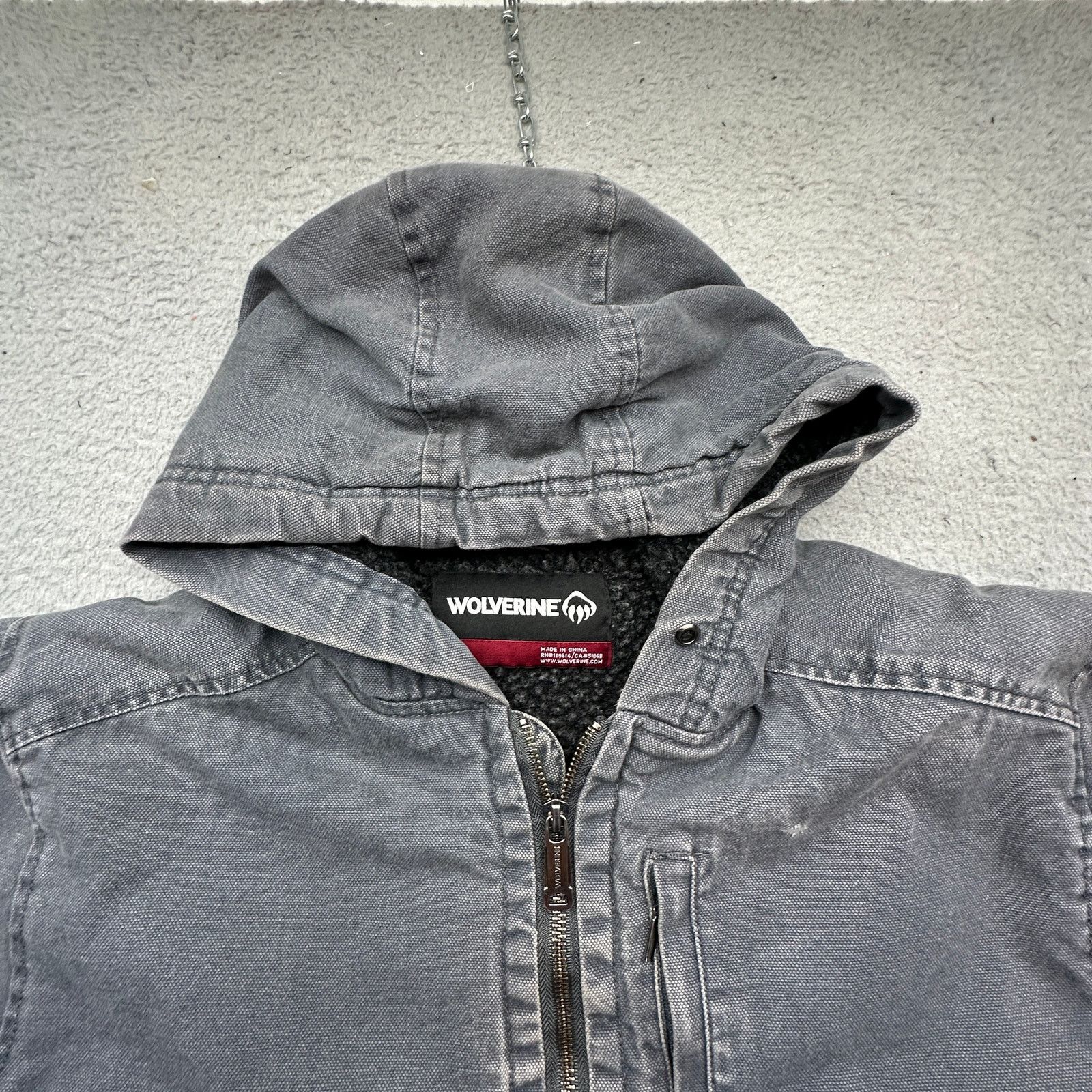 Wolverine Wolverine Sherpa Fleece Lined Duck Canvas Jacket Mens Medium Size US M / EU 48-50 / 2 - 10 Thumbnail