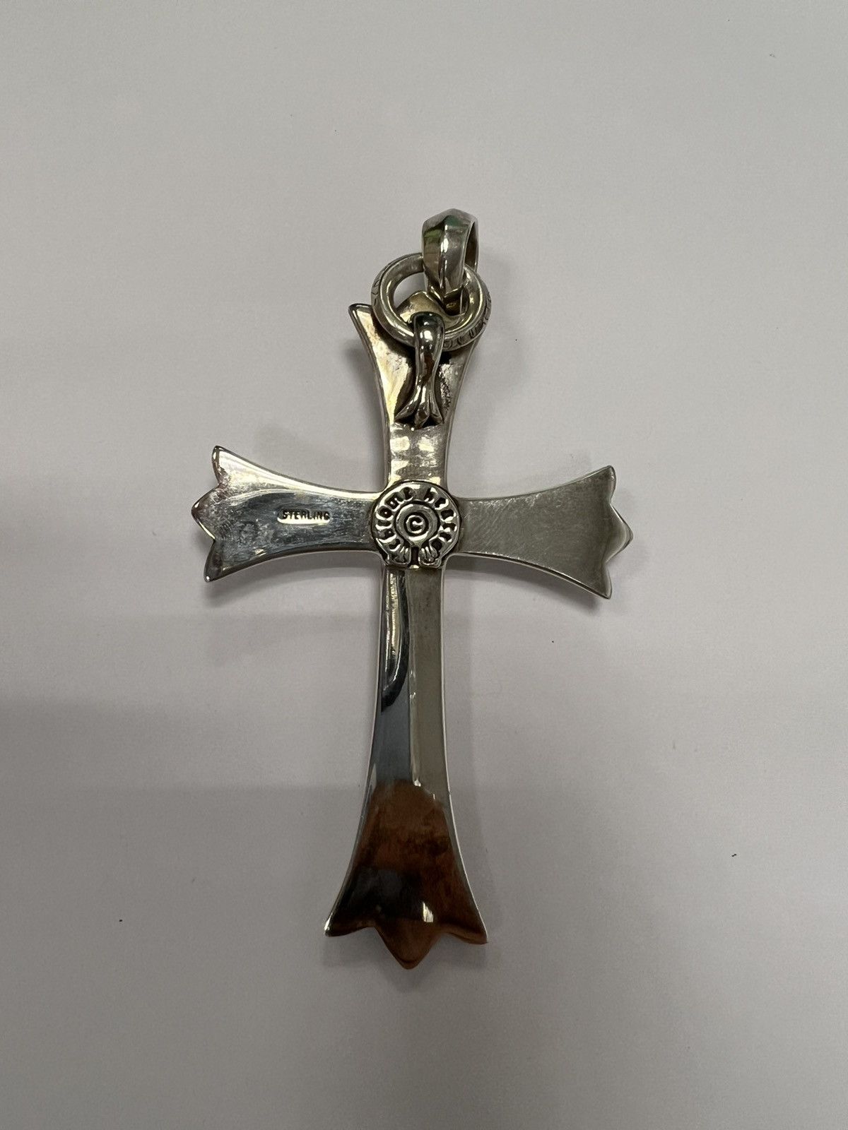 Chrome Hearts Chrome Hearts large cross pendant CH Ball chain ballchain Size ONE SIZE - 7 Thumbnail