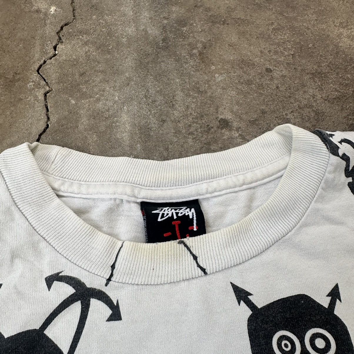 Stussy × Vintage Vintage 2000s Y2K Stussy Sport Big Logo T Shirt Size US L / EU 52-54 / 3 - 3 Thumbnail