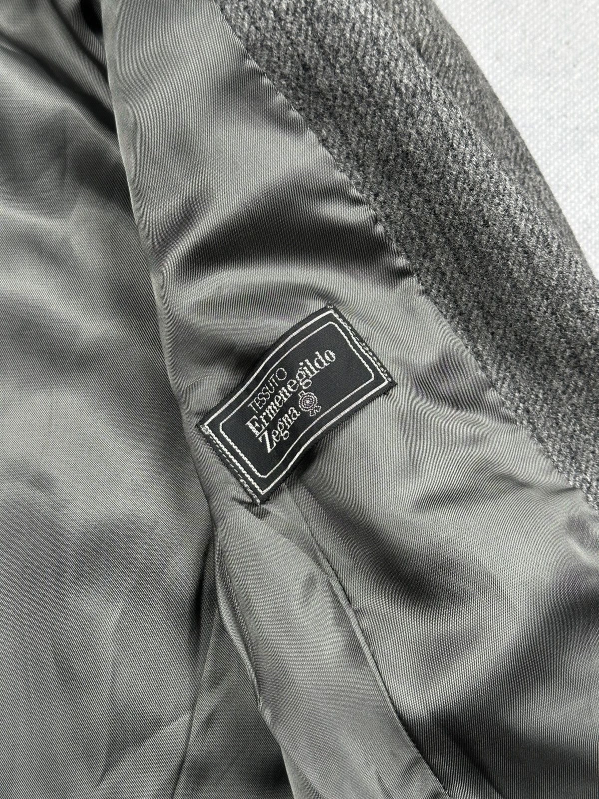 Ermenegildo Zegna Vintage Zegna Wool Blazer Grey Tailored Classic Minimalist Size XL / US 12-14 / IT 48-50 - 16 Thumbnail