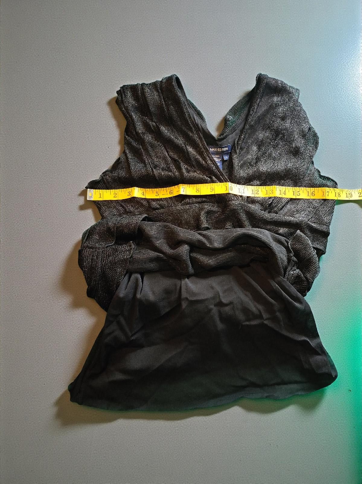 Other Max Edition Black Tiered Ruffle Blouse Size Large Size L / US 10 / IT 46 - 6 Thumbnail
