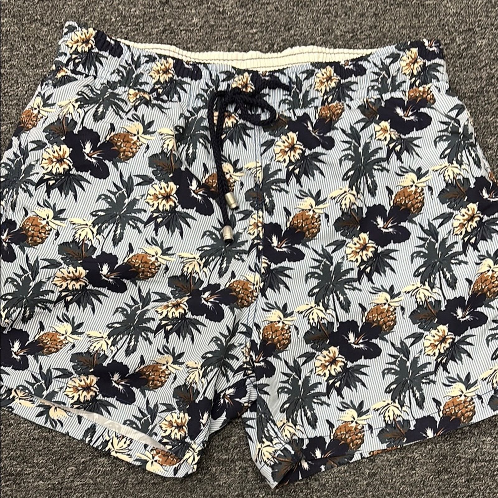 Other NWT Van Laack Pineapple Print Men's Swim Trunks Size S Size US 30 / EU 46 - 1 Thumbnail