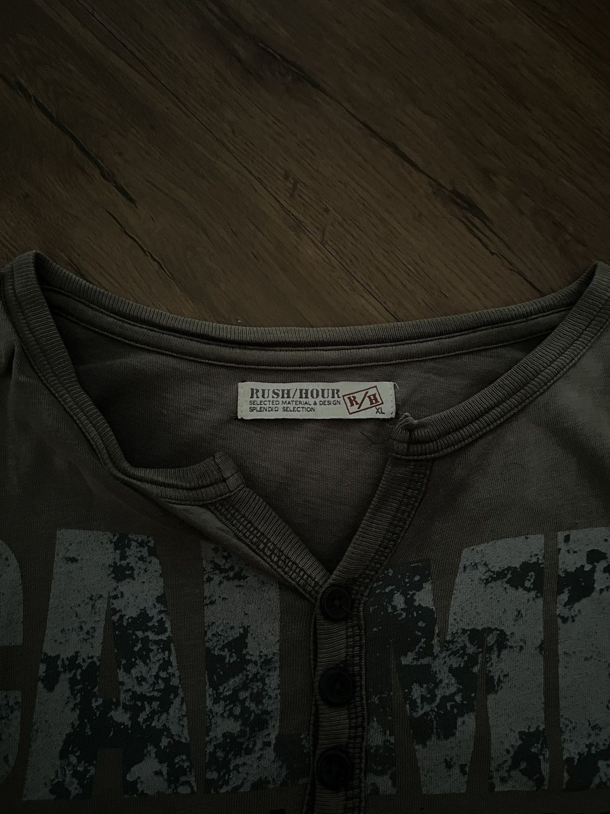 PPFM Y2K Distressed Washed Graphic Tee • Rush HouseM Style Size US XL / EU 56 / 4 - 5 Thumbnail