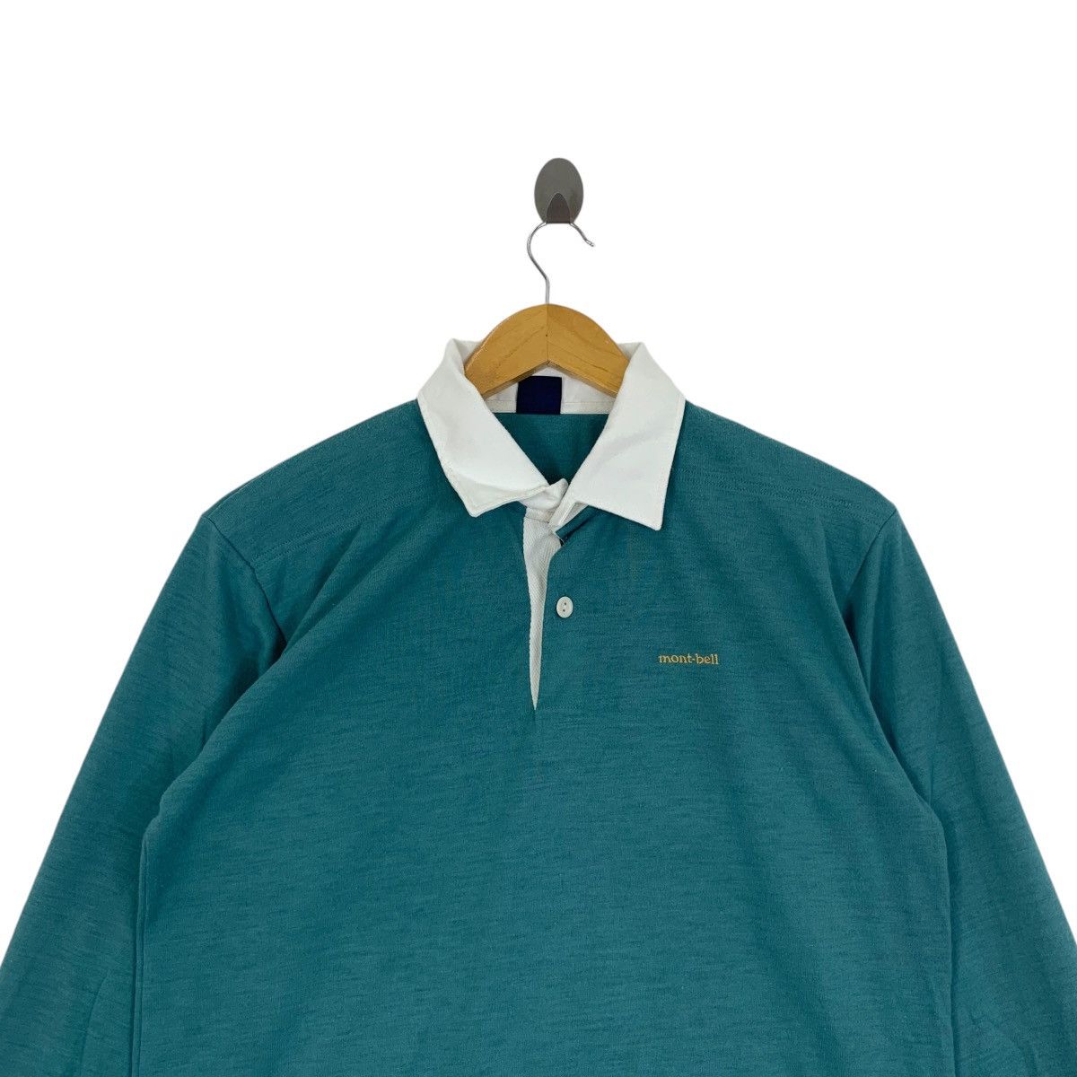 Montbell Vintage MONTBELL JAPAN RUGBY Outdoor Polo Tee Shirt Size US S / EU 44-46 / 1 - 2 Thumbnail