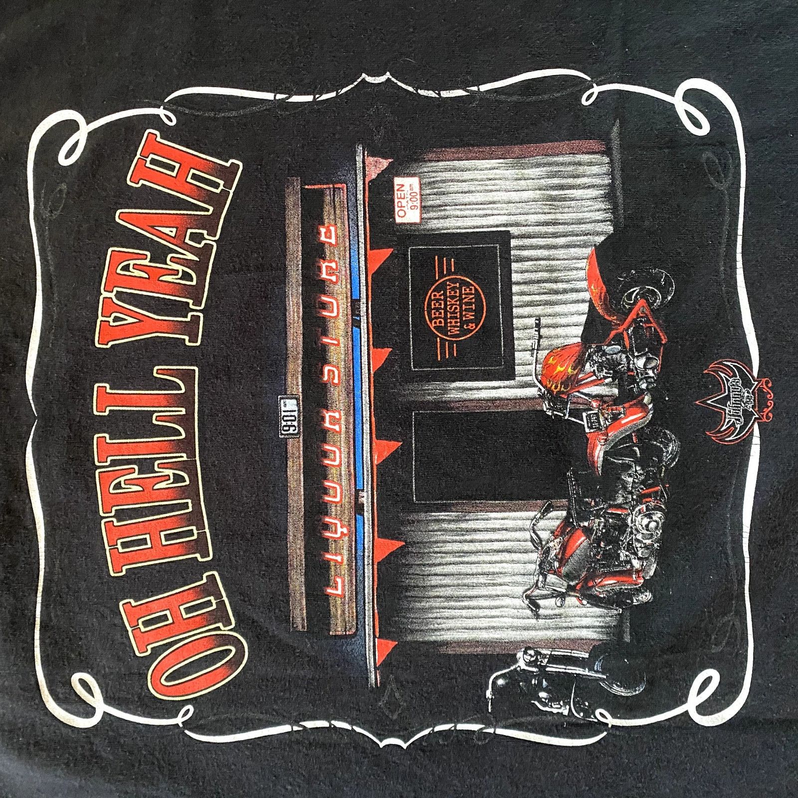 Other Y2K 5 O'clock Somewhere, Hell Yeah BikerTee Size US XL / EU 56 / 4 - 7 Thumbnail