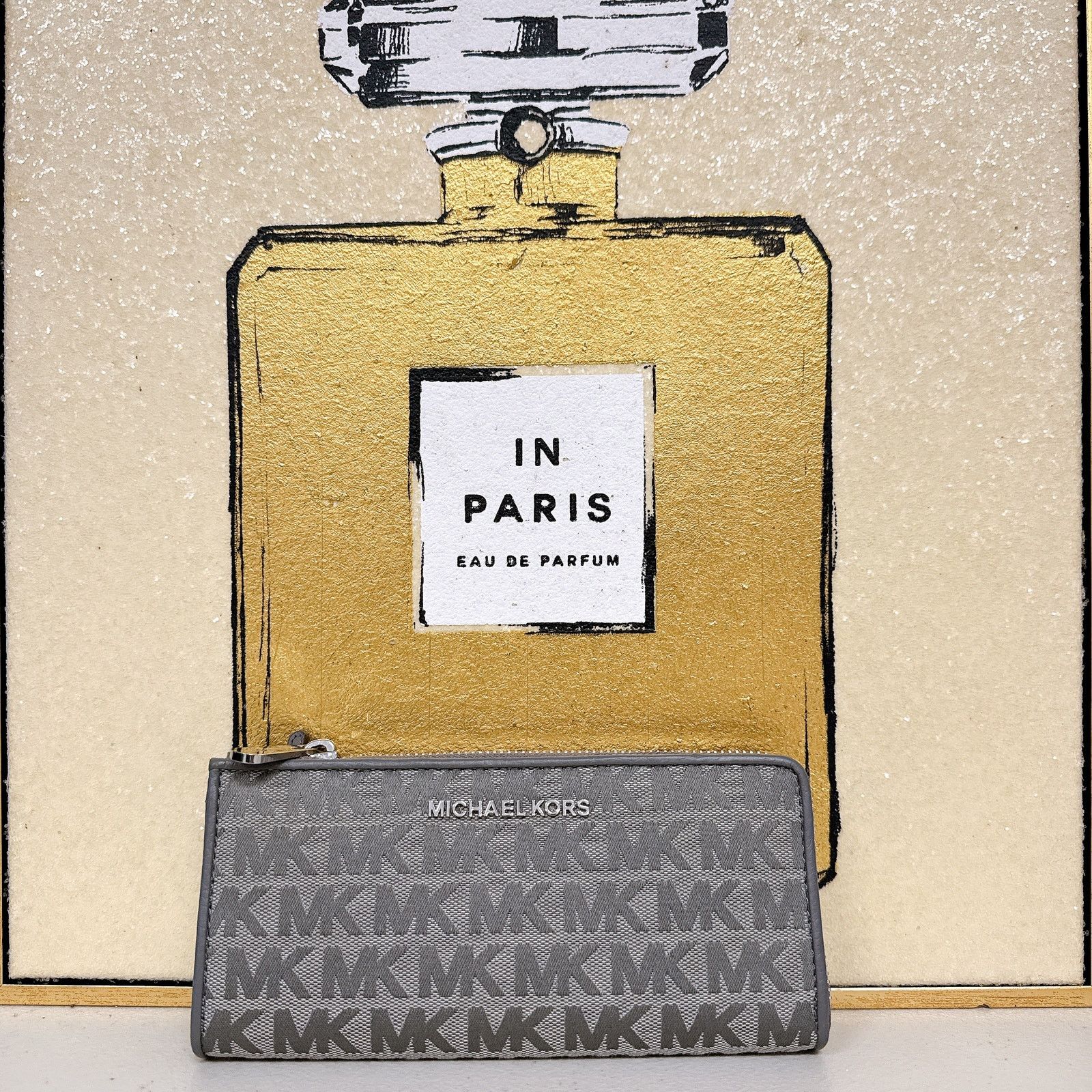 Michael Kors Michael Kors 35T9STVZ3JJet Set Travel Signature CanvasWallet Size ONE SIZE - 1 Thumbnail