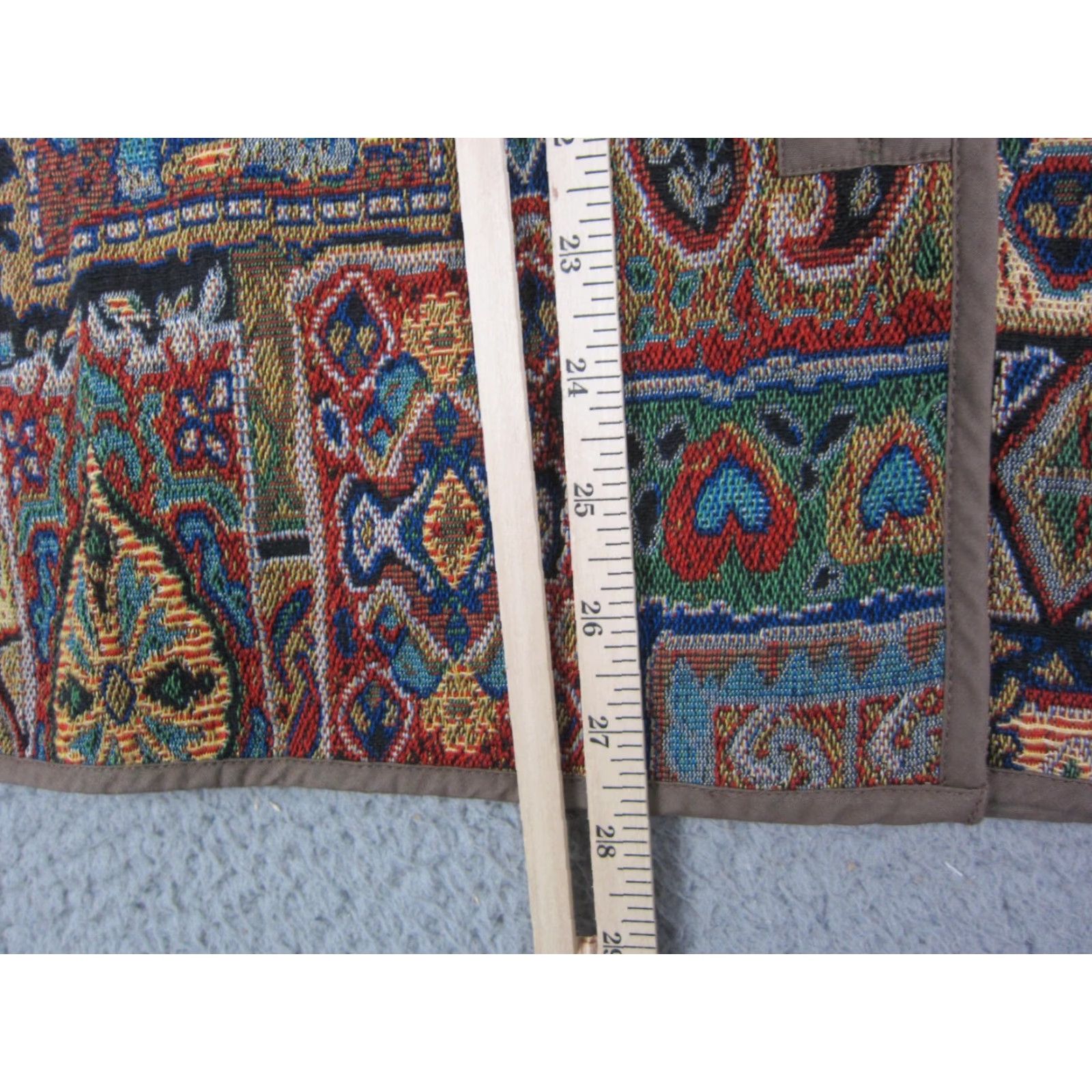 Vintage VINTAGE Two Twenty Jacket Womens 2XL Brown Tapestry Southwestern Boho 90s Jacket Womens 2XL Brown Tapestry Southwestern Boho 90s Size XXL / US 16-18 / IT 52-54 - 6 Thumbnail