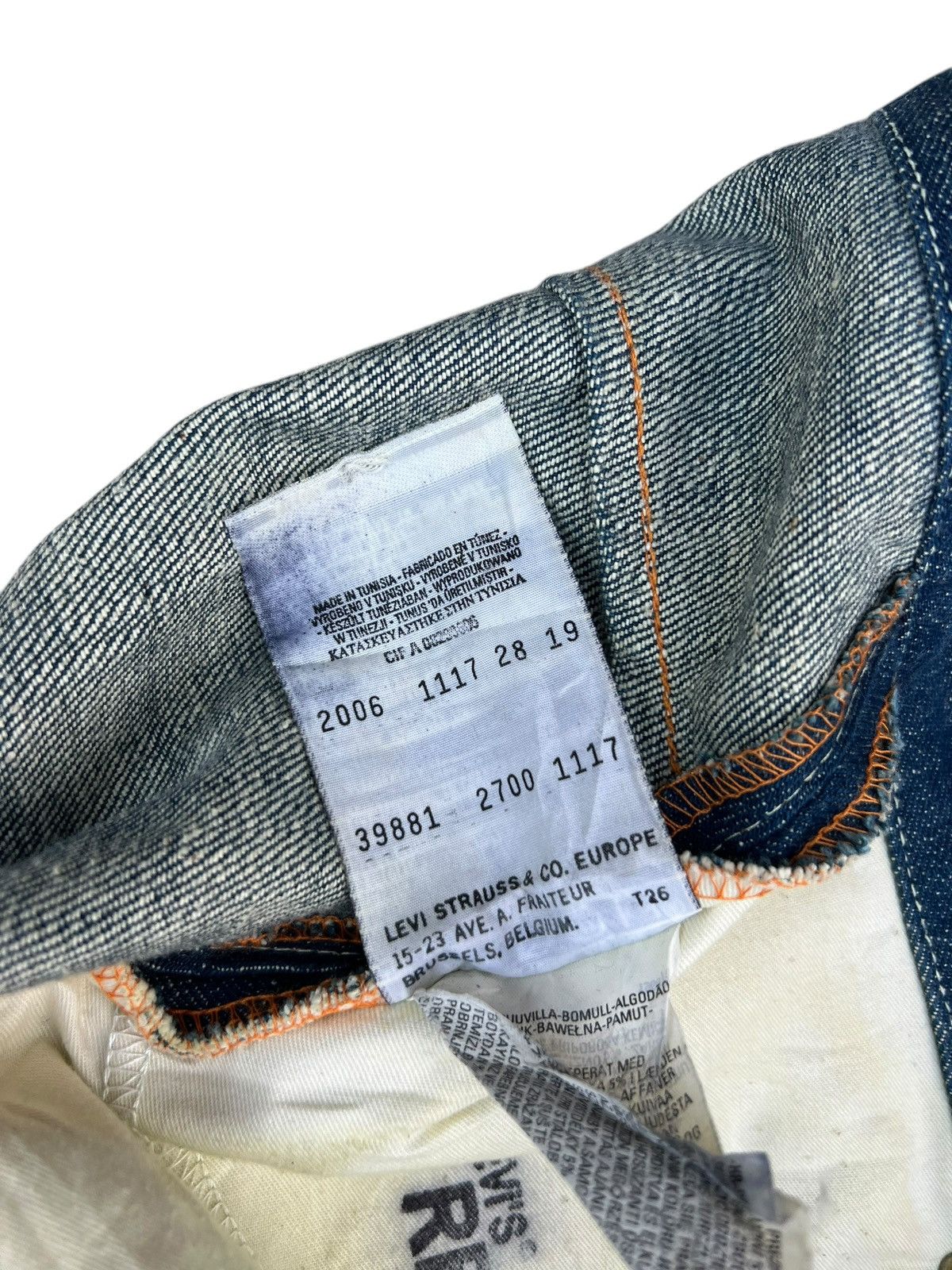 Levi's Vintage 2000 Levi’s Red Super Wide Hakama Denim Pant Size US 29 - 20 Thumbnail