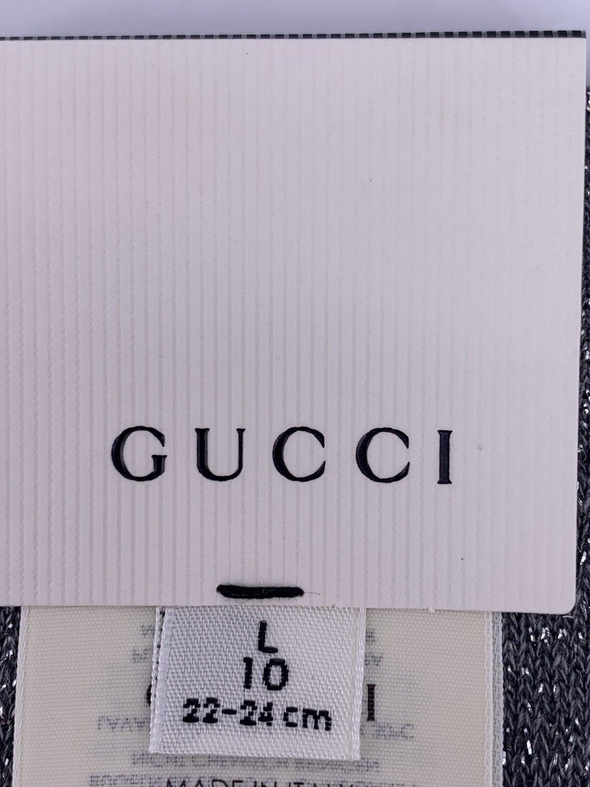 Gucci New Gucci Socks Size-L/40-41/US-10-11 Size ONE SIZE - 2 Thumbnail