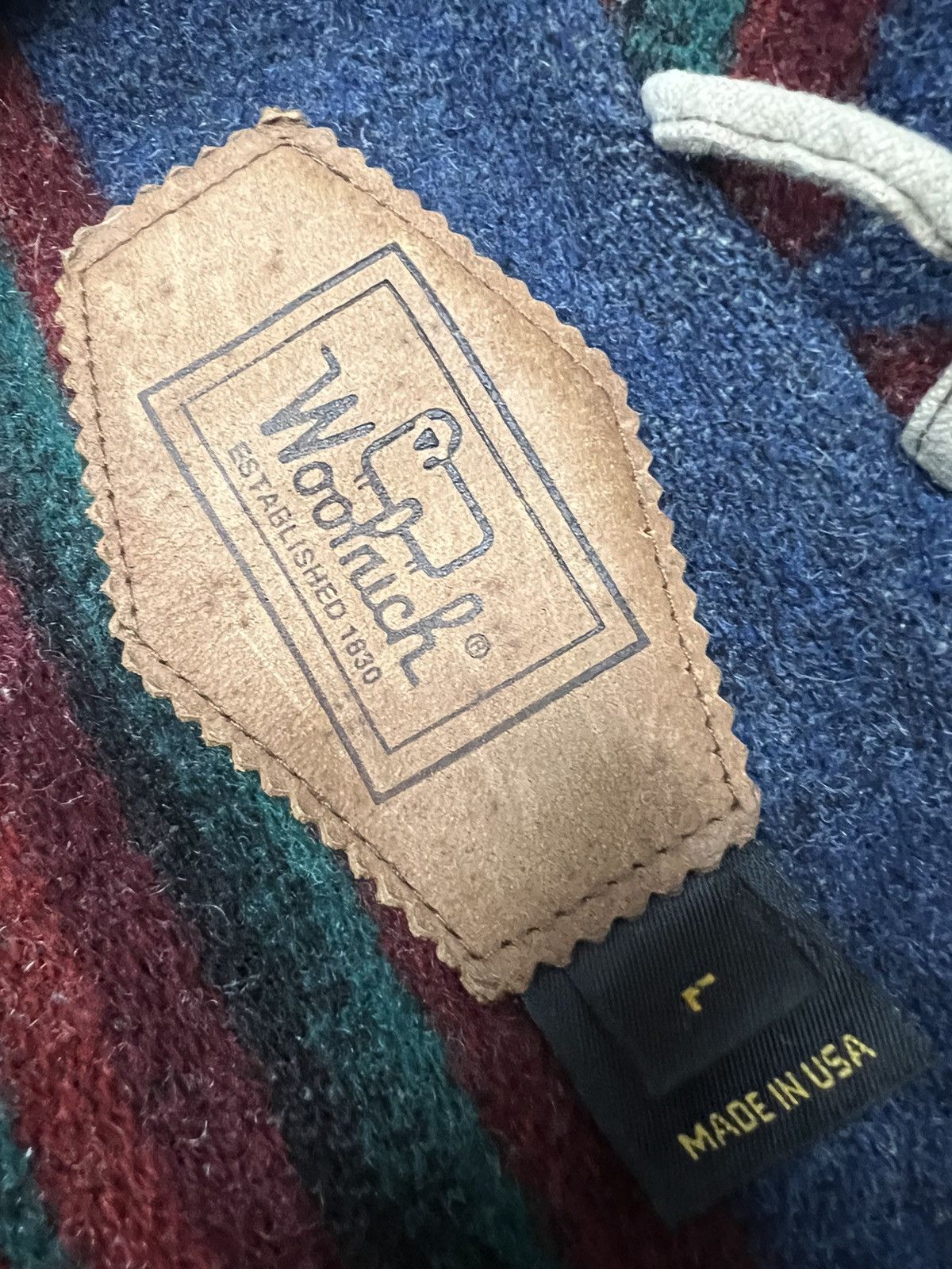 Woolrich Woolen Mills Vintage Woolrich Blanket Navajo Aztec Wool Jacket Coat Size US L / EU 52-54 / 3 - 4 Thumbnail