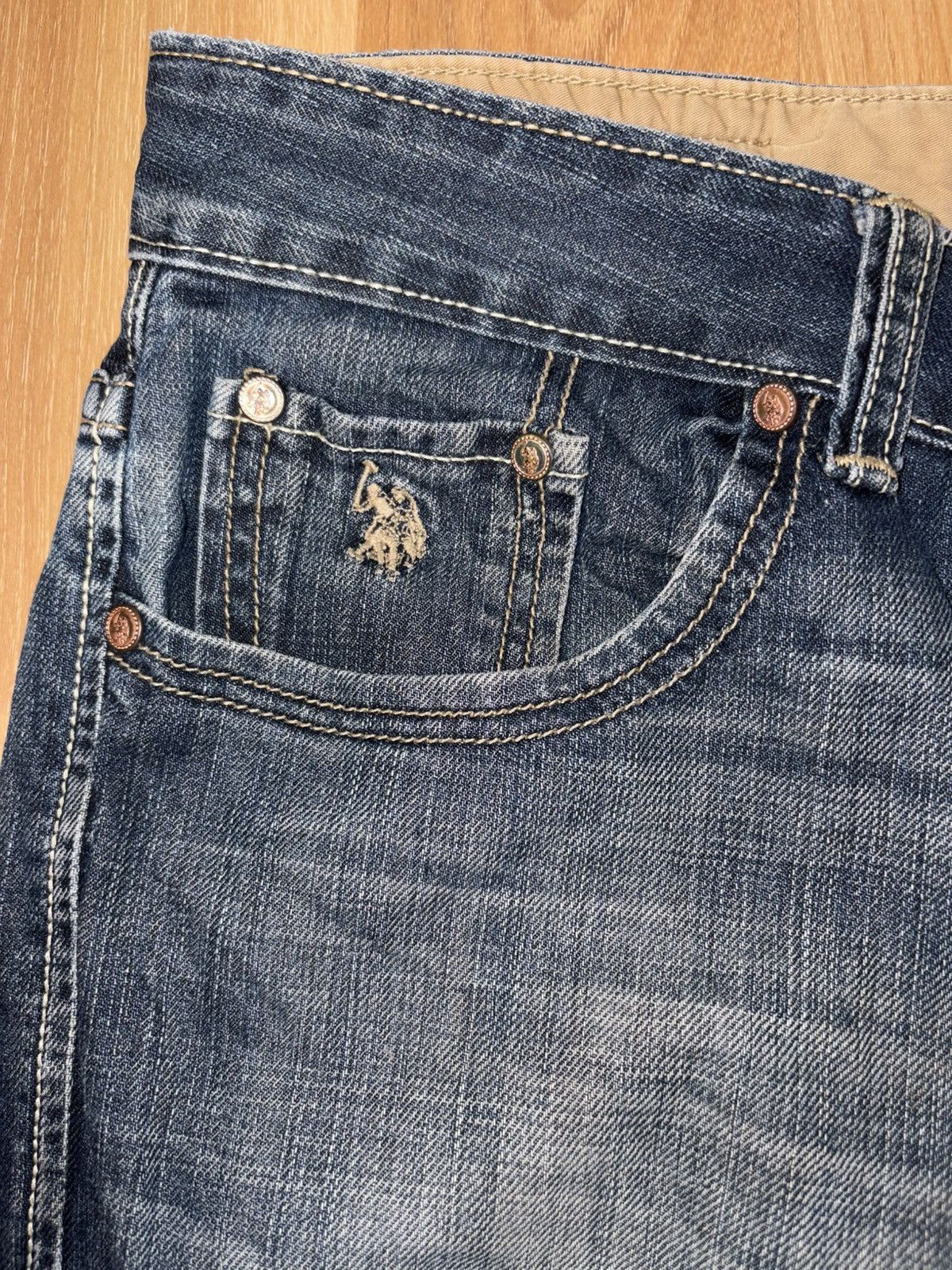 Polo Ralph Lauren U.S. Polo Assn. Authentic Denim Co. Jeans 36x34 Straight Leg Size US 36 / EU 52 - 5 Thumbnail