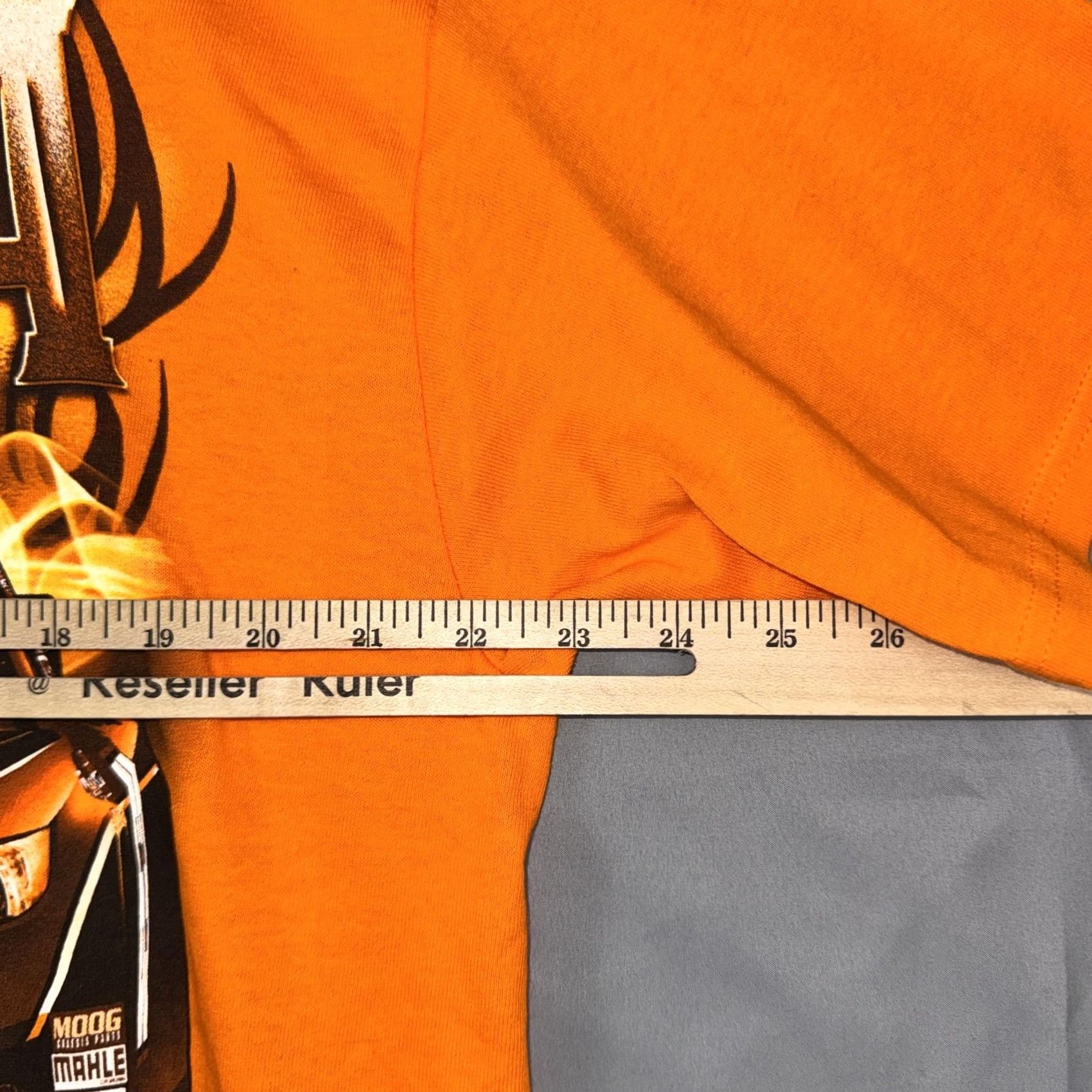 Anvil Sonoma Raceway Shirt Mens XL Orange Race Cars Graphic Tee Anvil Flames Size US XL / EU 56 / 4 - 8 Thumbnail