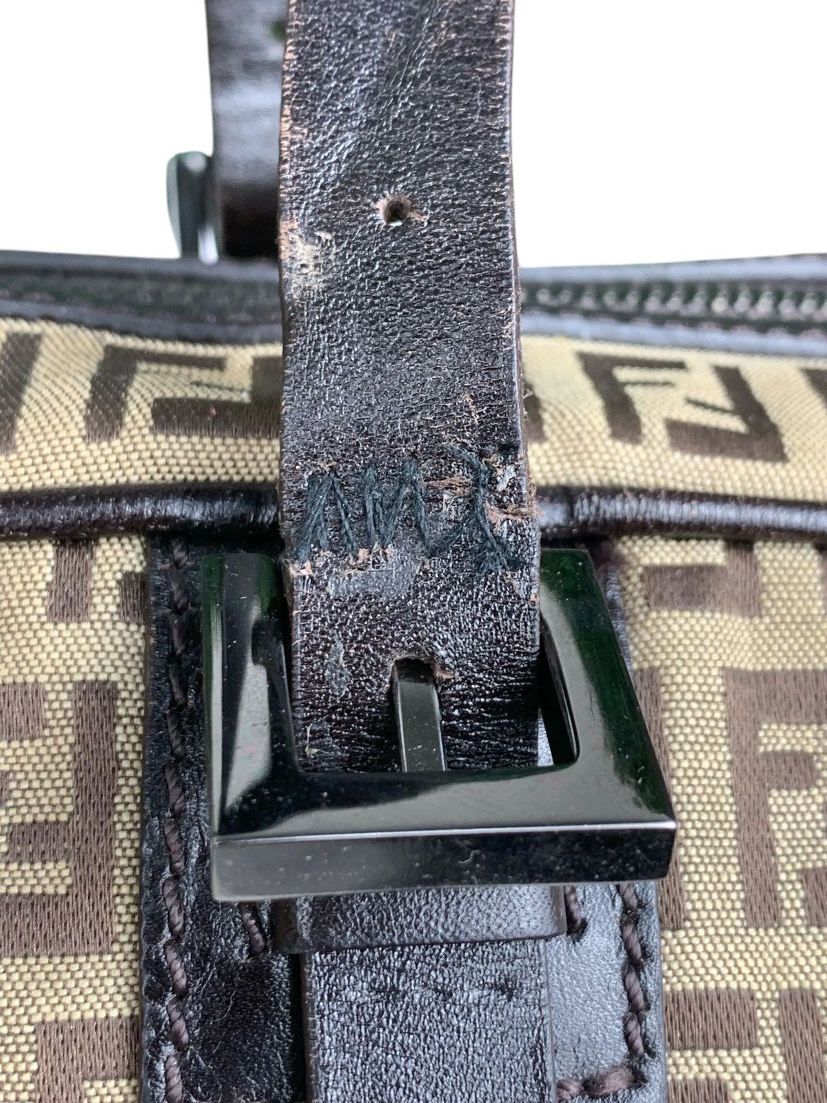 Fendi Authentic vintage Fendi vintage zucchino monogram barrel bag Size ONE SIZE - 15 Thumbnail